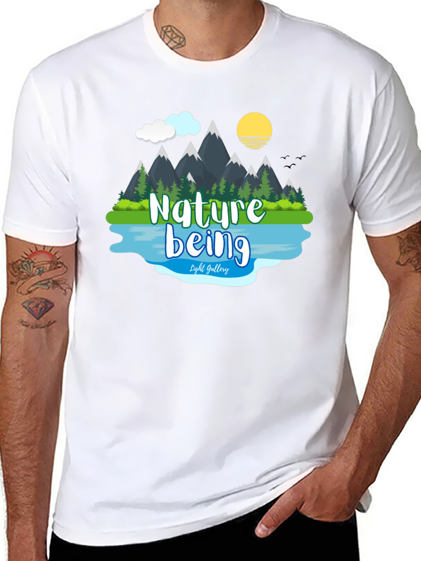 Nature Being Graphic T-Shirt