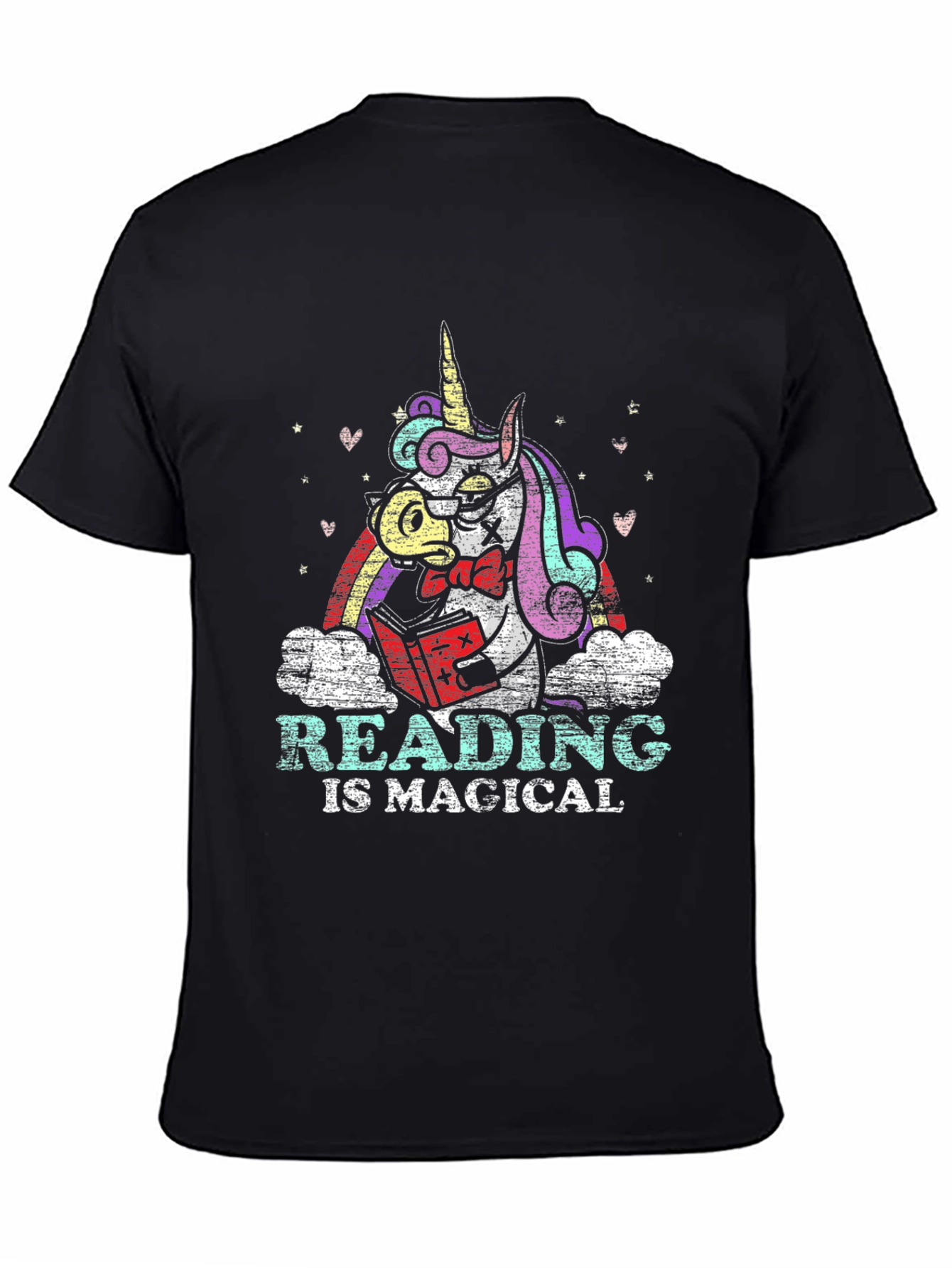 Magical Reading Unicorn Graphic Tee