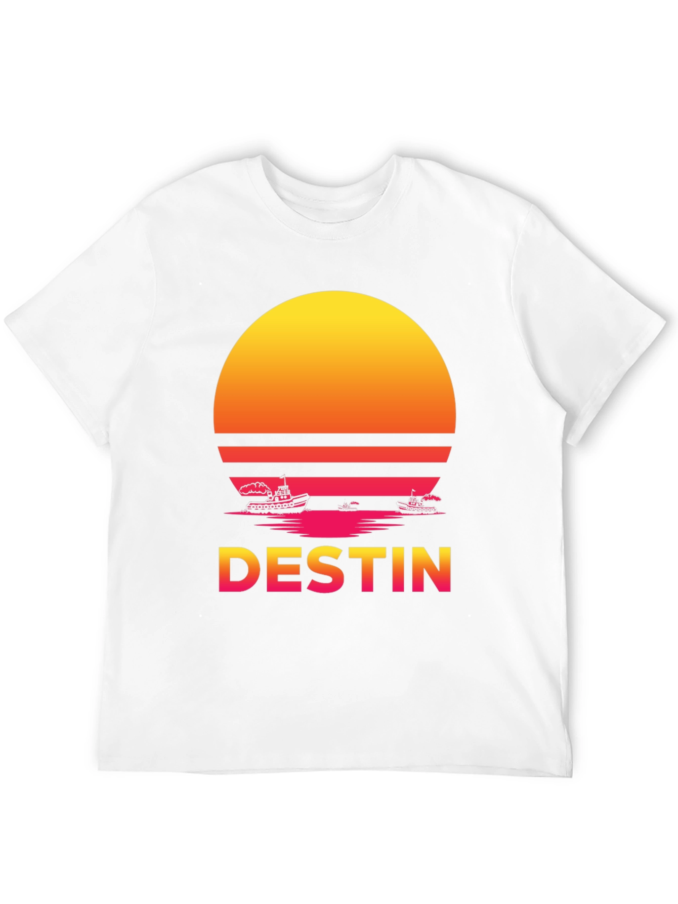 Destin Sunset T-Shirt - Retro Graphic Tee