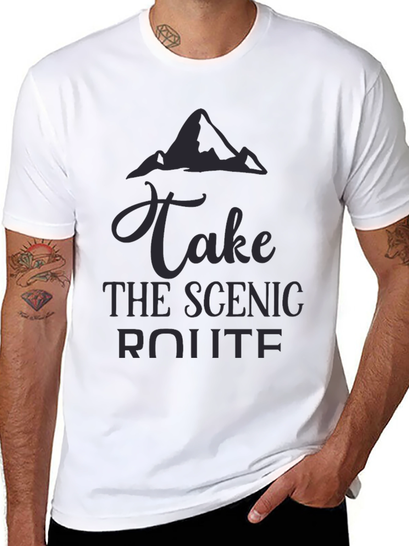 Scenic Route Graphic T-Shirt - Soft & Stylish