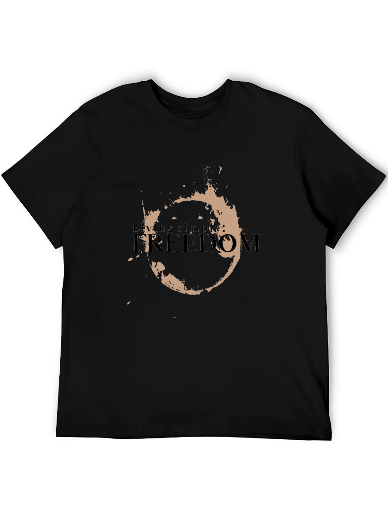 Freedom Graphic Black T-Shirt