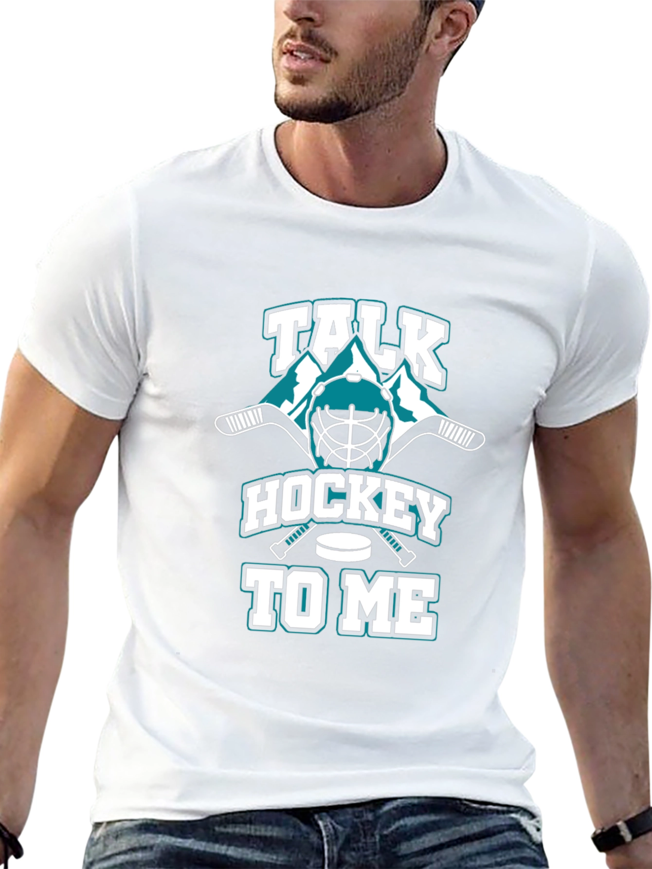 Talk Hockey To Me Graphic T-Shirt