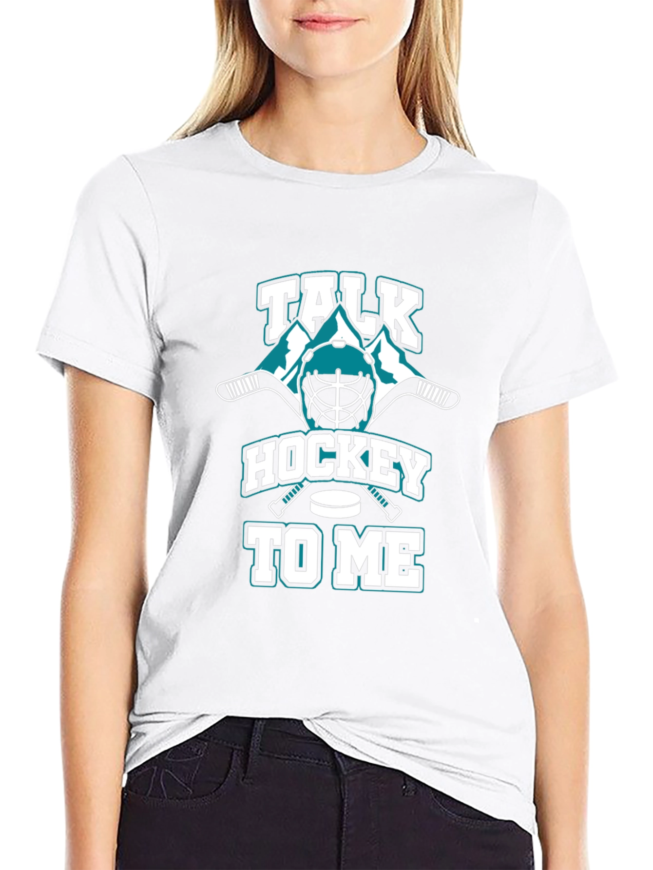 Talk Hockey To Me Graphic T-Shirt