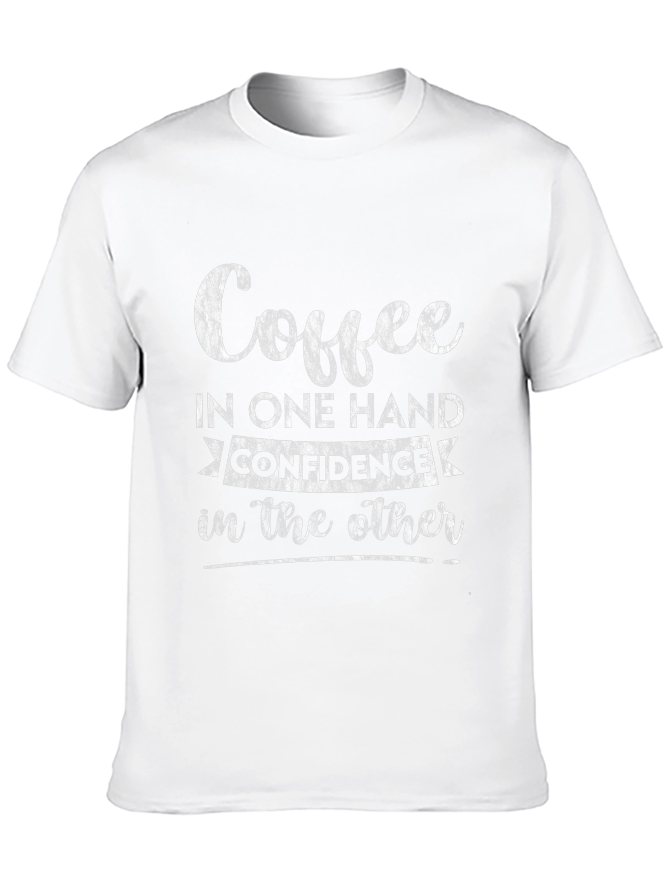 Coffee & Confidence Graphic Tee - Black