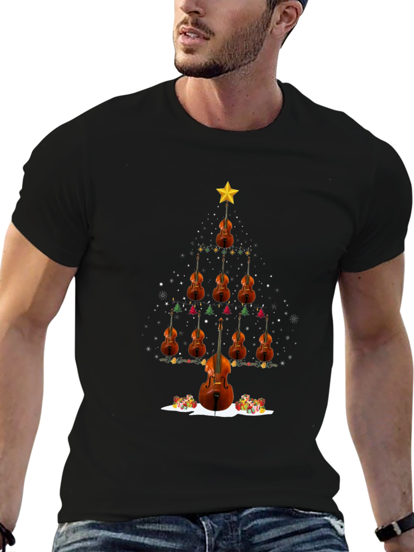Musical Christmas Tree Graphic Tee