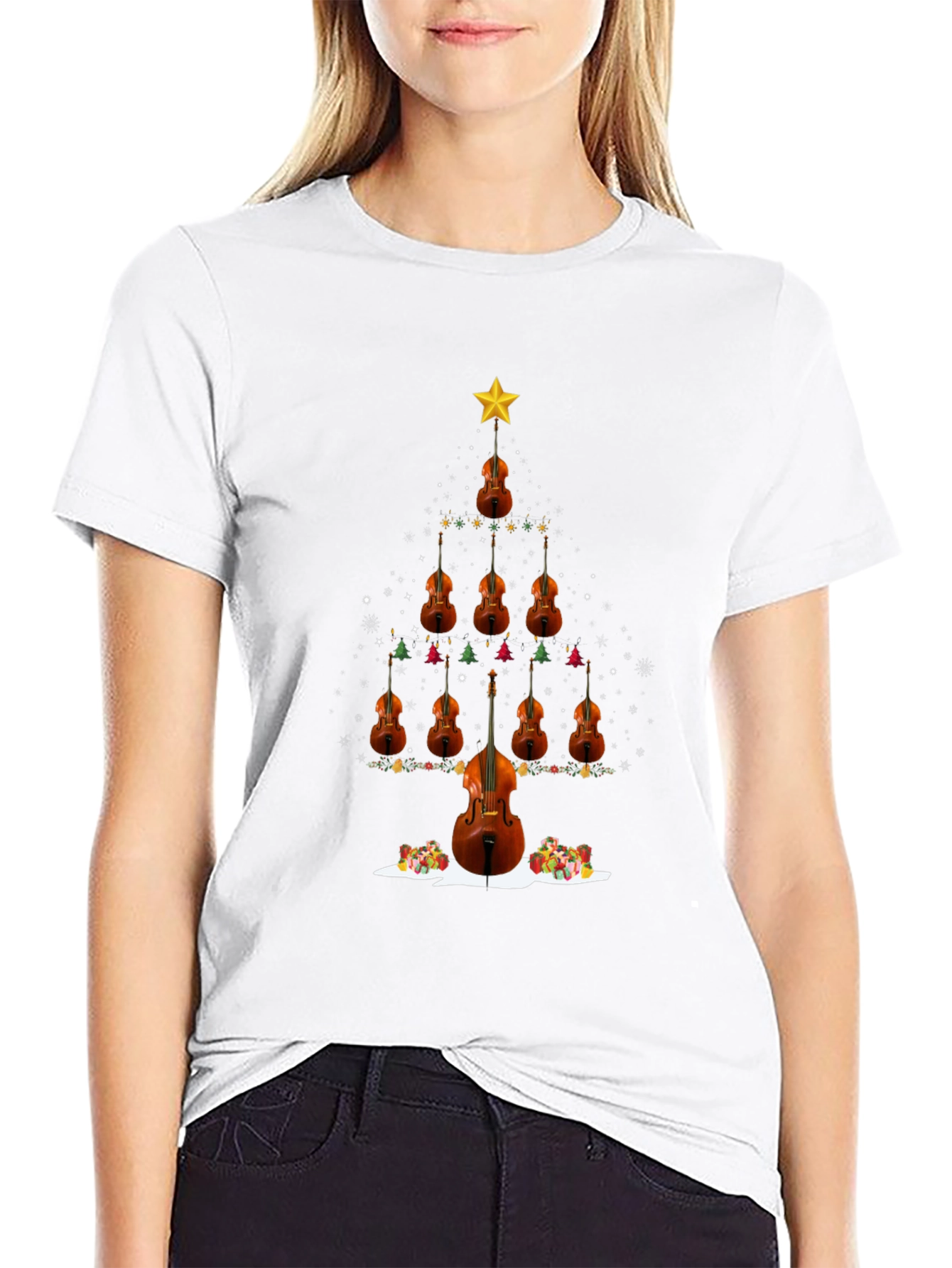 Musical Christmas Tree Graphic Tee