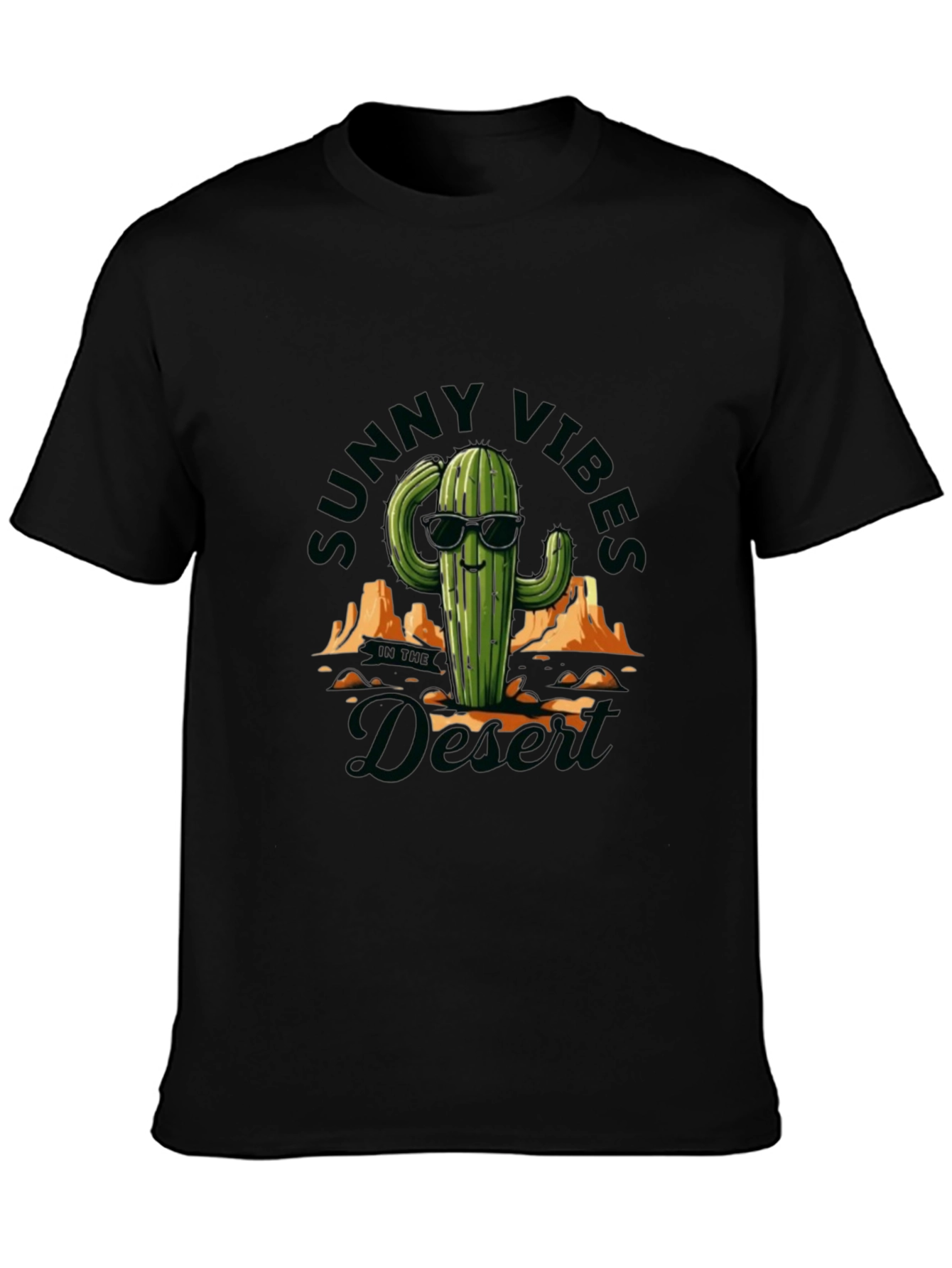 Sunny Vibes Desert Cactus Graphic Tee
