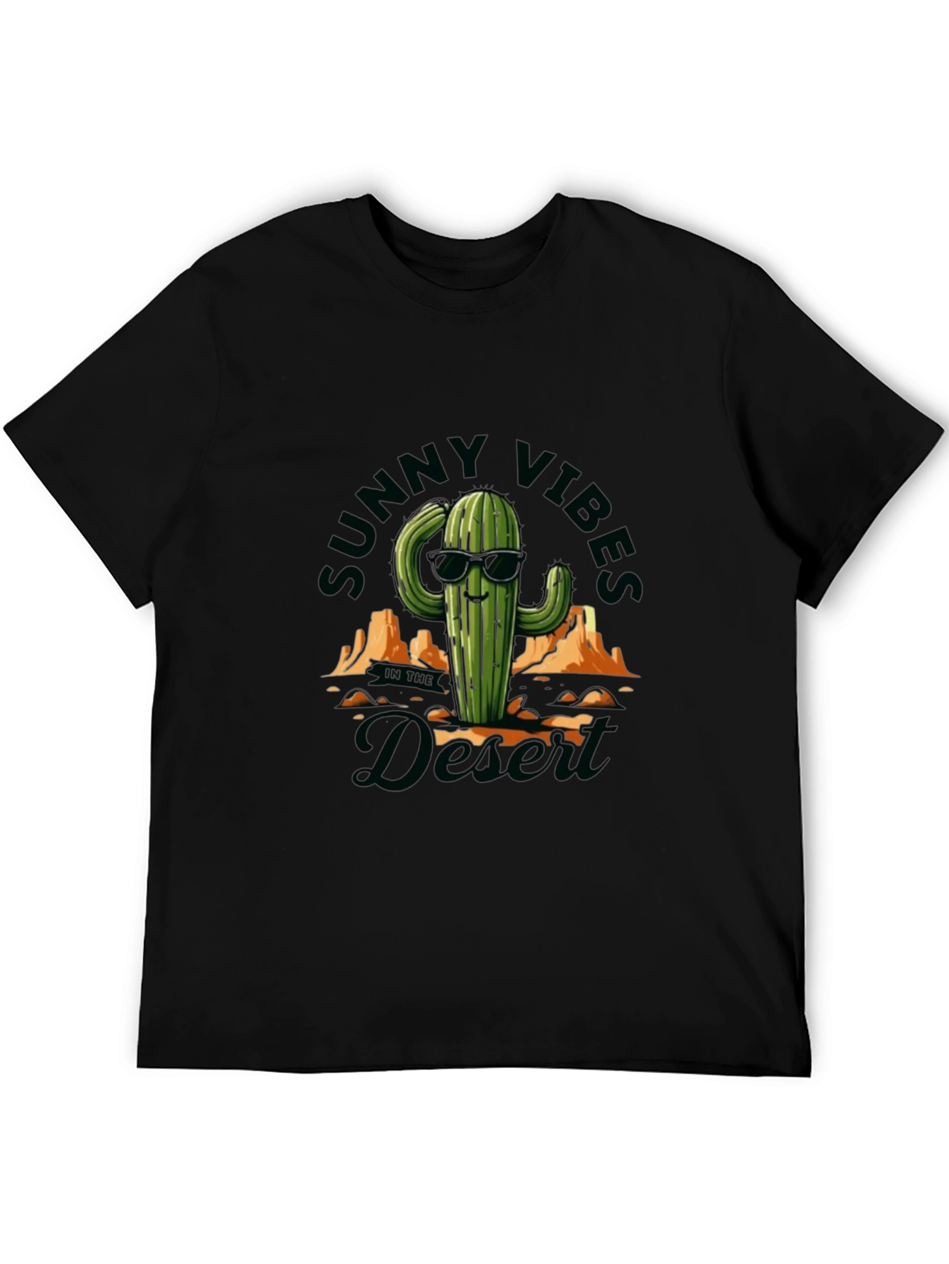Sunny Vibes Desert Cactus Graphic Tee