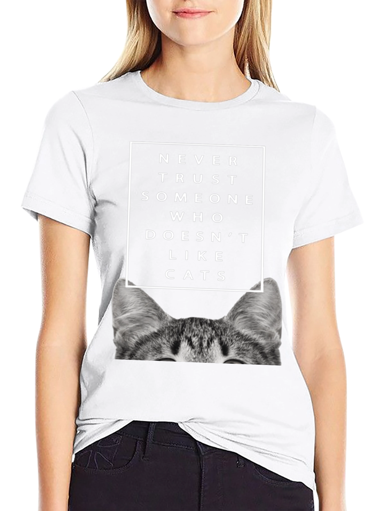 Never Trust Cats T-Shirt