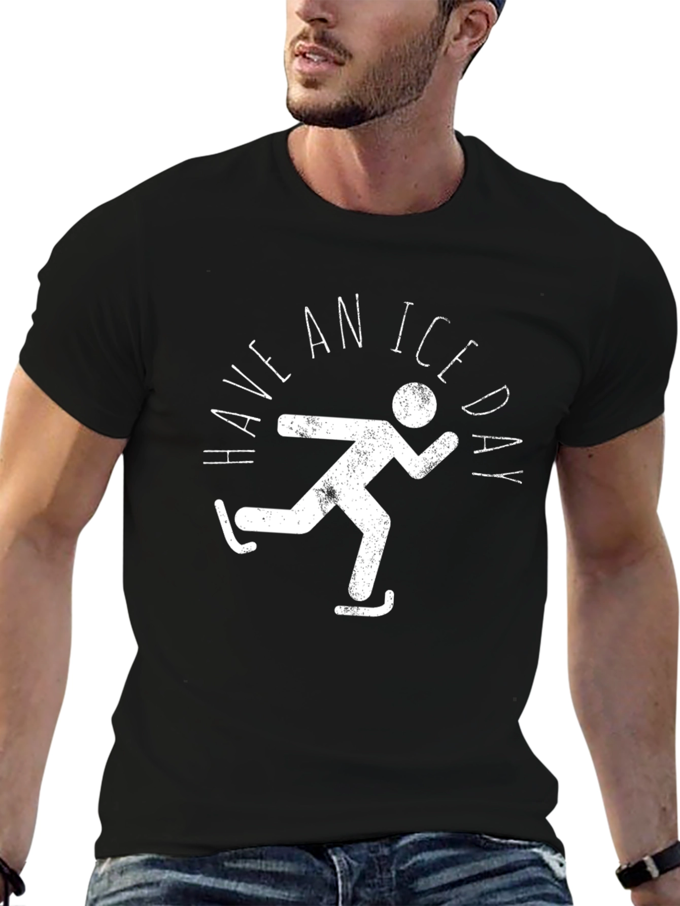 Have an Ice Day T-Shirt - Black Graphic Tee