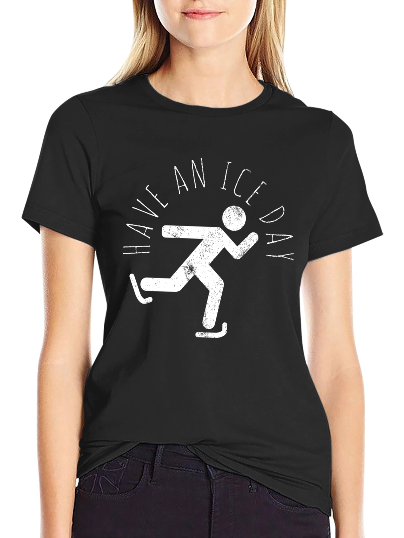 Have an Ice Day T-Shirt - Black Graphic Tee