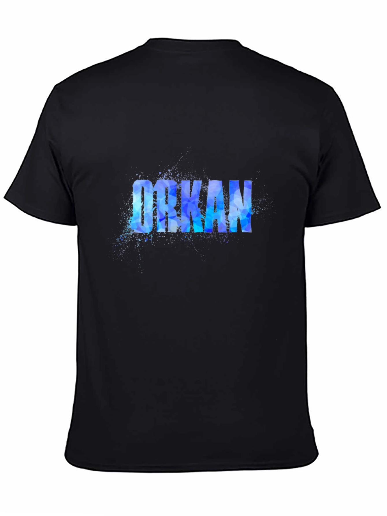 Orkan Black T-Shirt - Graphic Print Tee