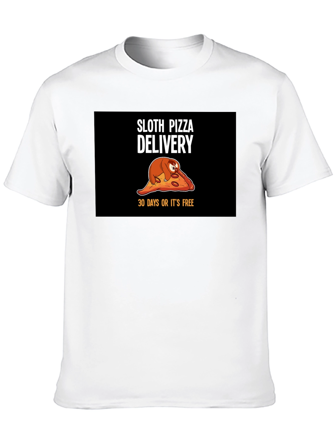 Sloth Pizza Delivery T-Shirt - Funny Unique Design