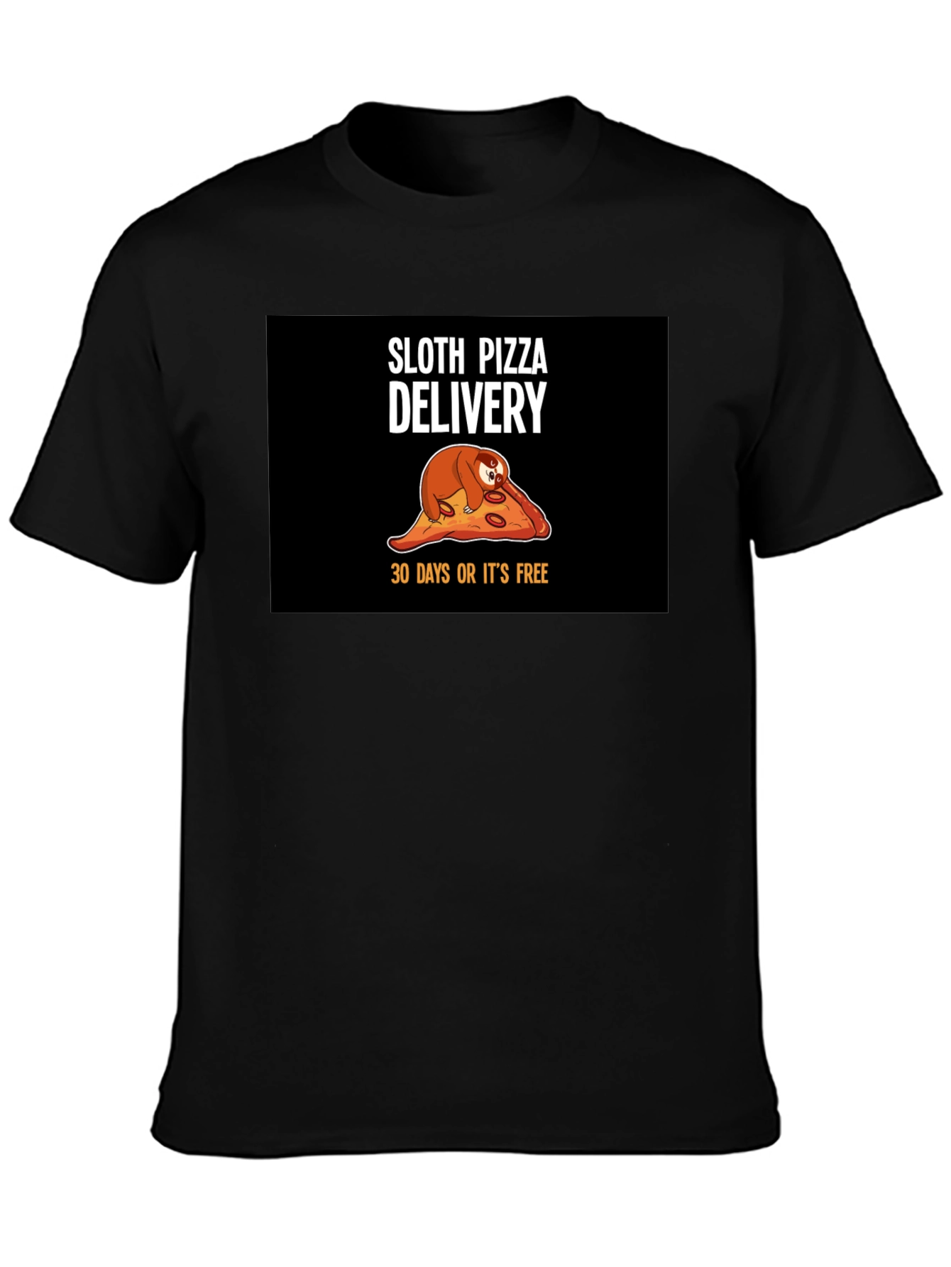 Sloth Pizza Delivery T-Shirt - Funny Unique Design