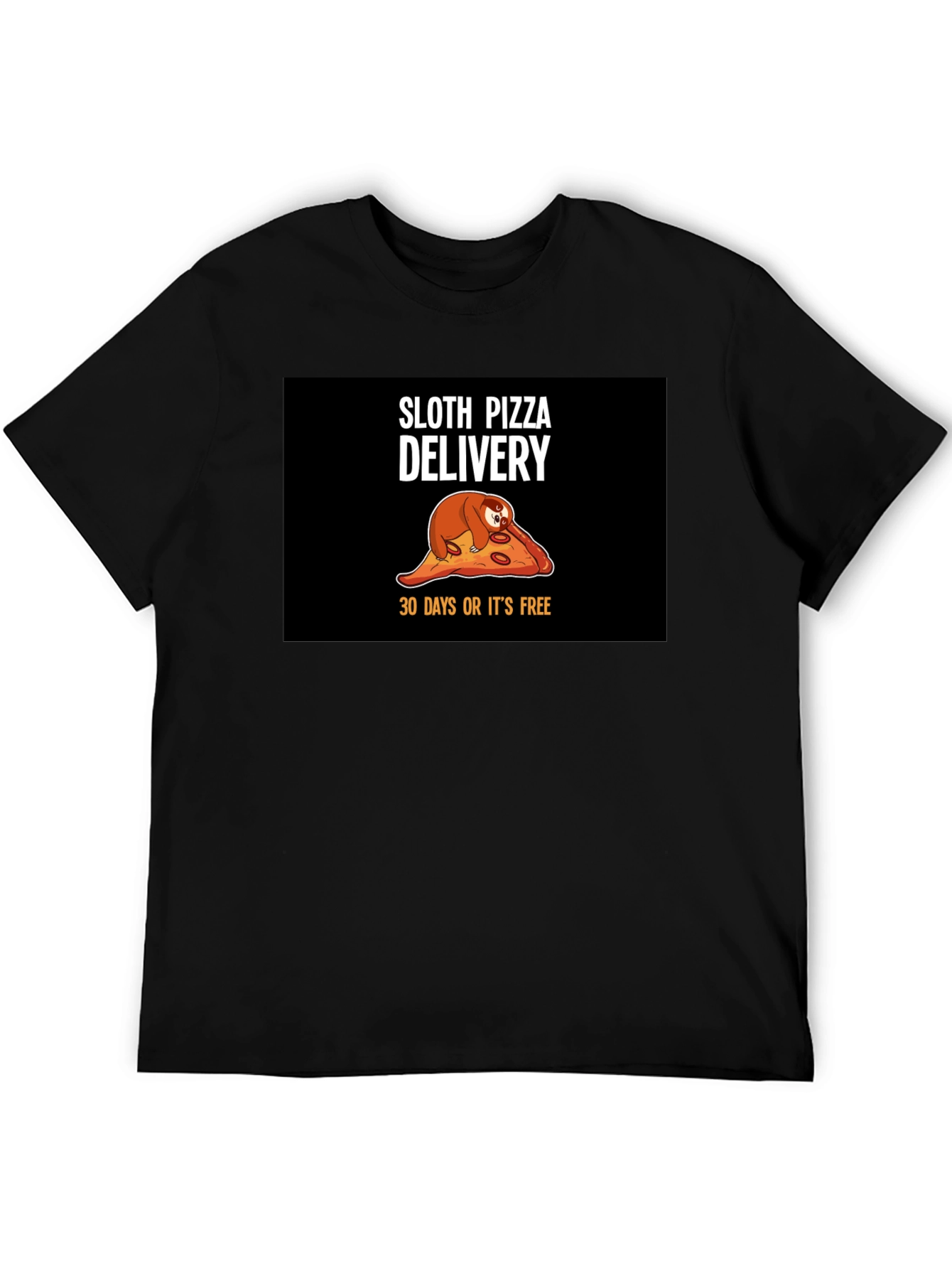 Sloth Pizza Delivery T-Shirt - Funny Unique Design