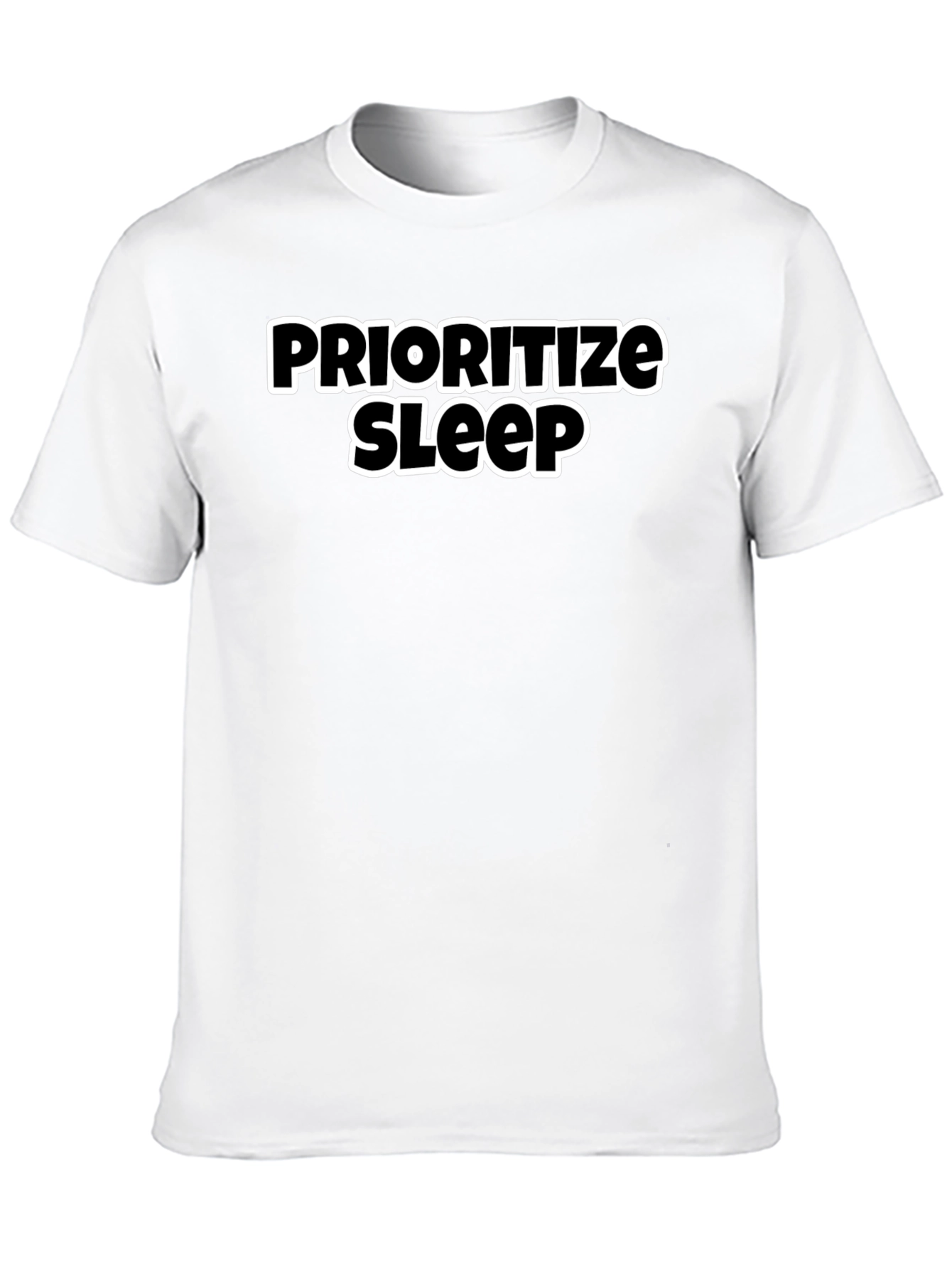 Prioritize Sleep Black Graphic Tee