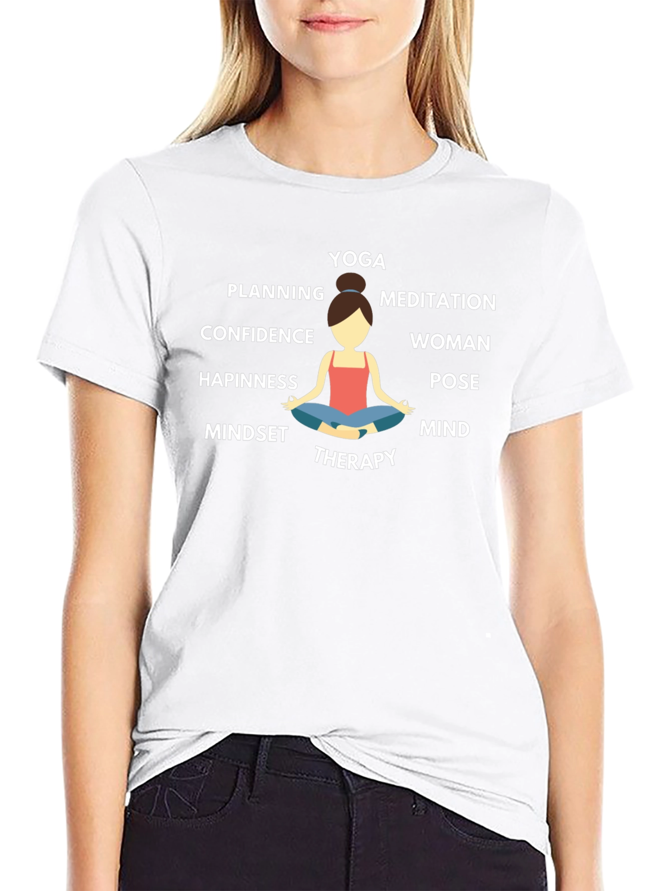 Yoga Woman Meditation T-Shirt