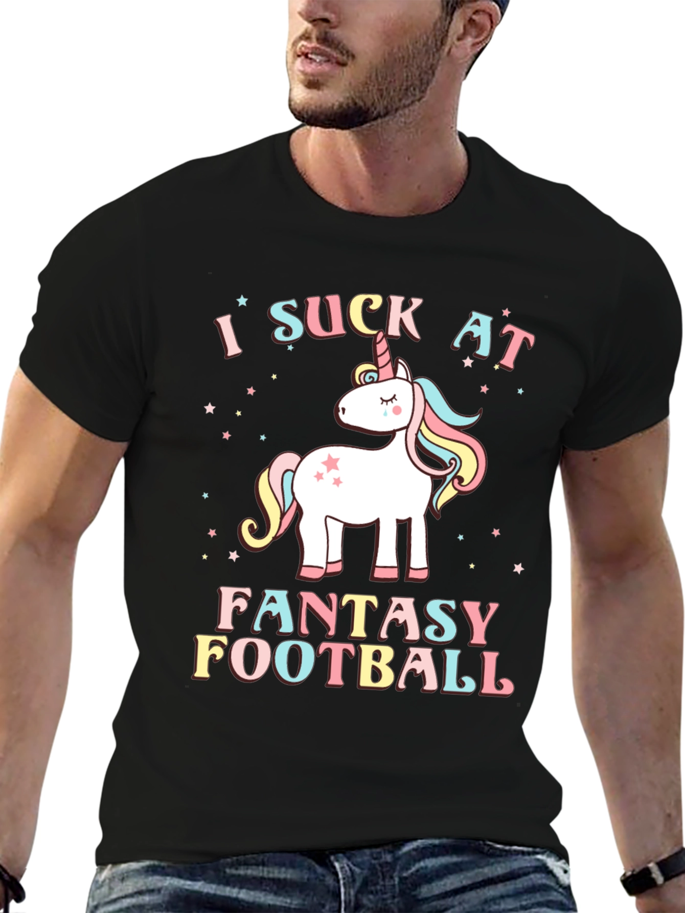 Fantasy Football Unicorn Graphic Tee