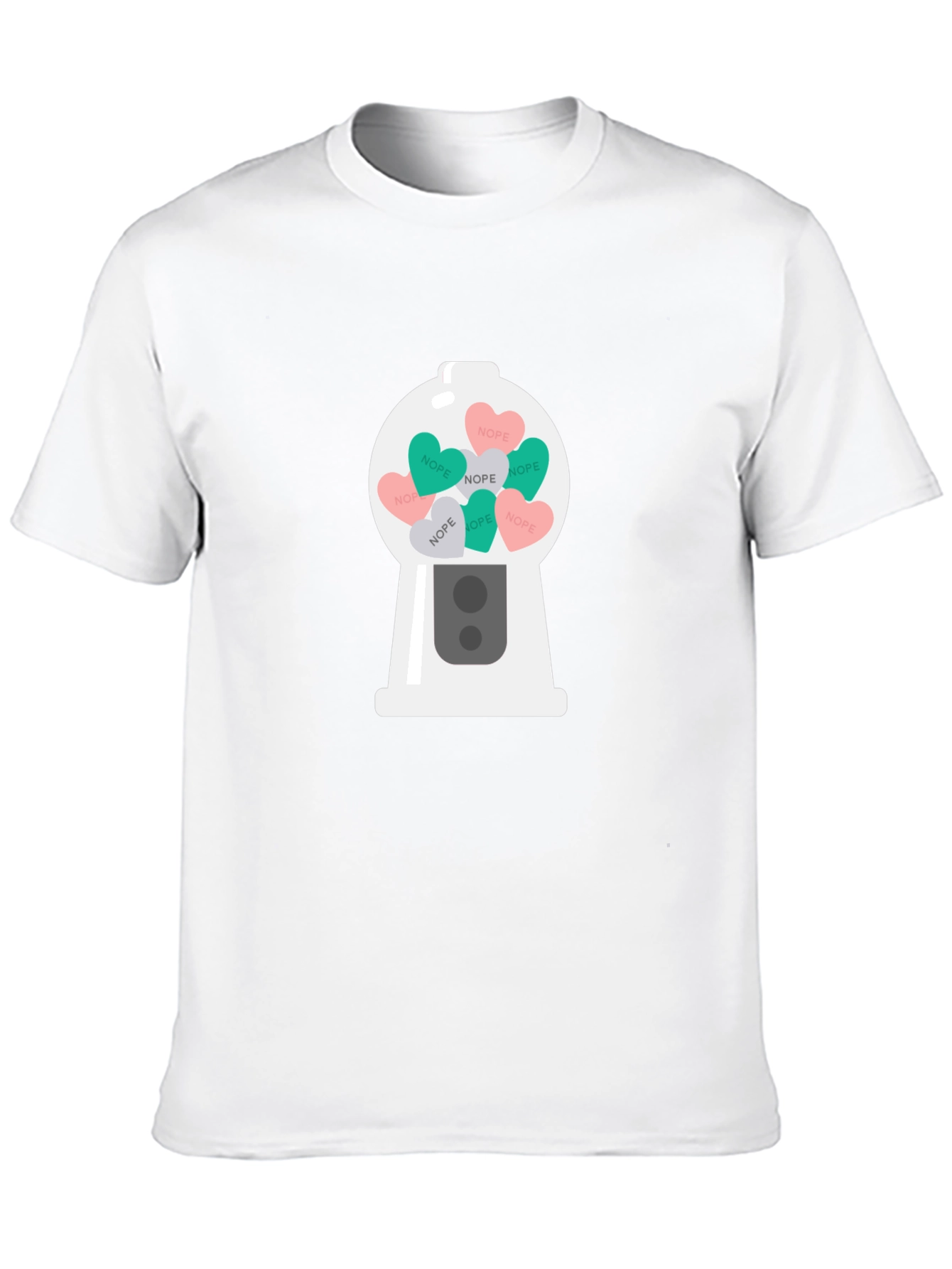Novelty Nope Candy Heart Gumball Machine T-Shirt