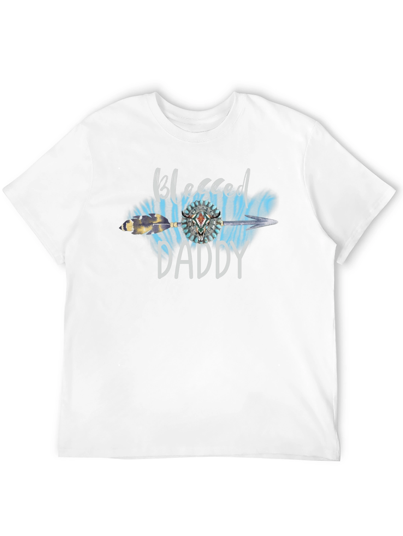Blessed Daddy Graphic T-Shirt - Western Style