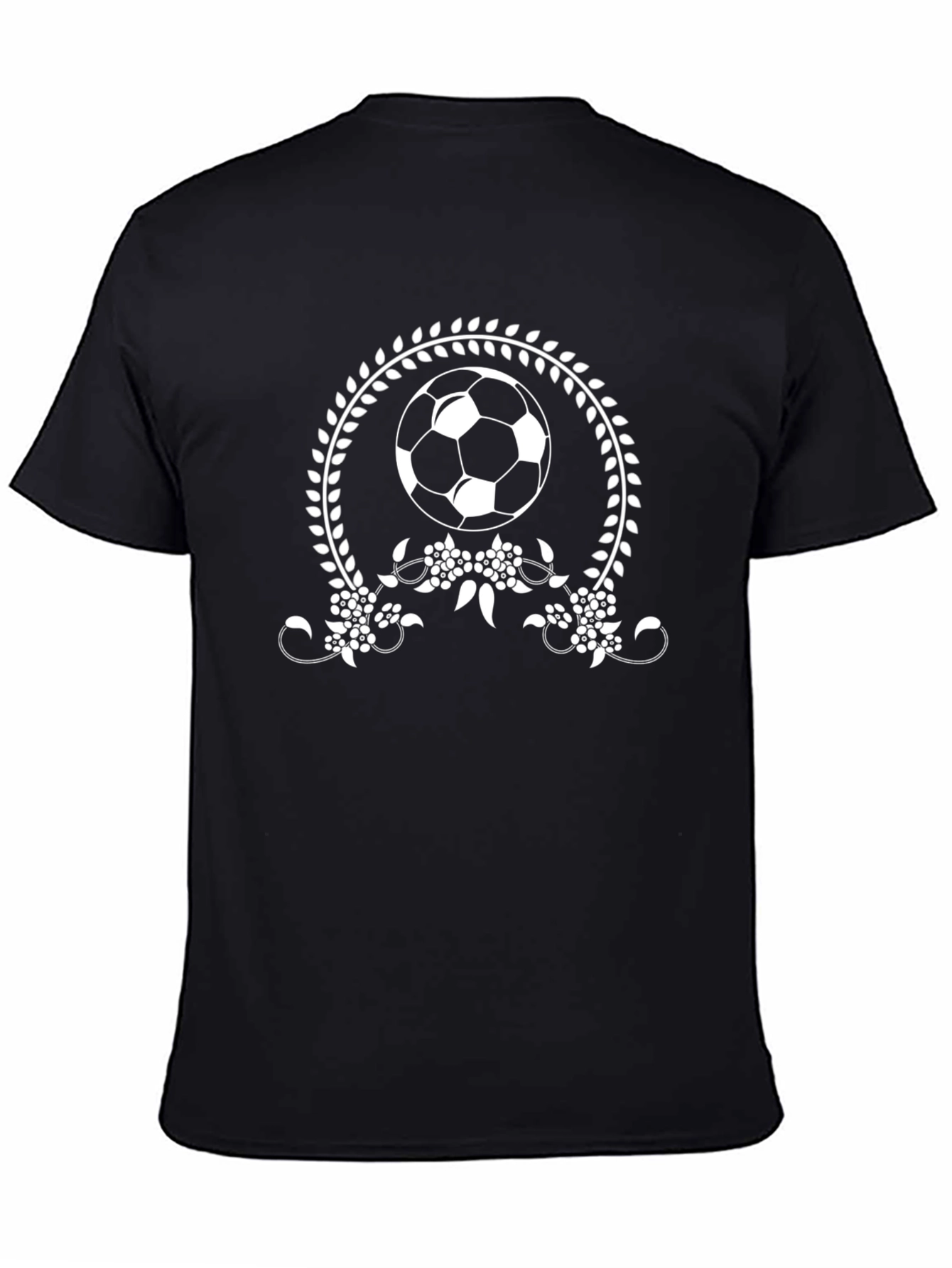 Soccer Ball Floral Graphic T-Shirt