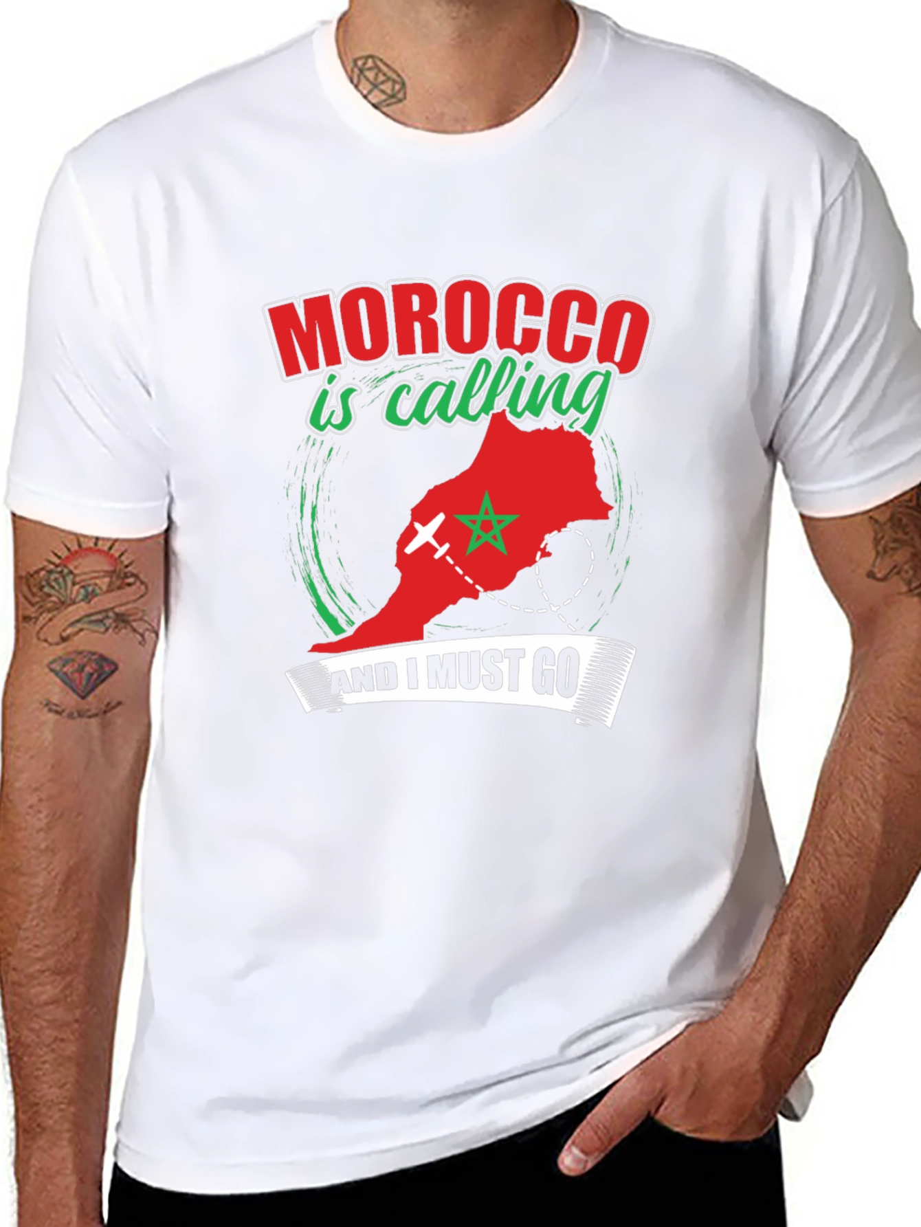 Morocco Calling T-Shirt - Travel Adventure Tee