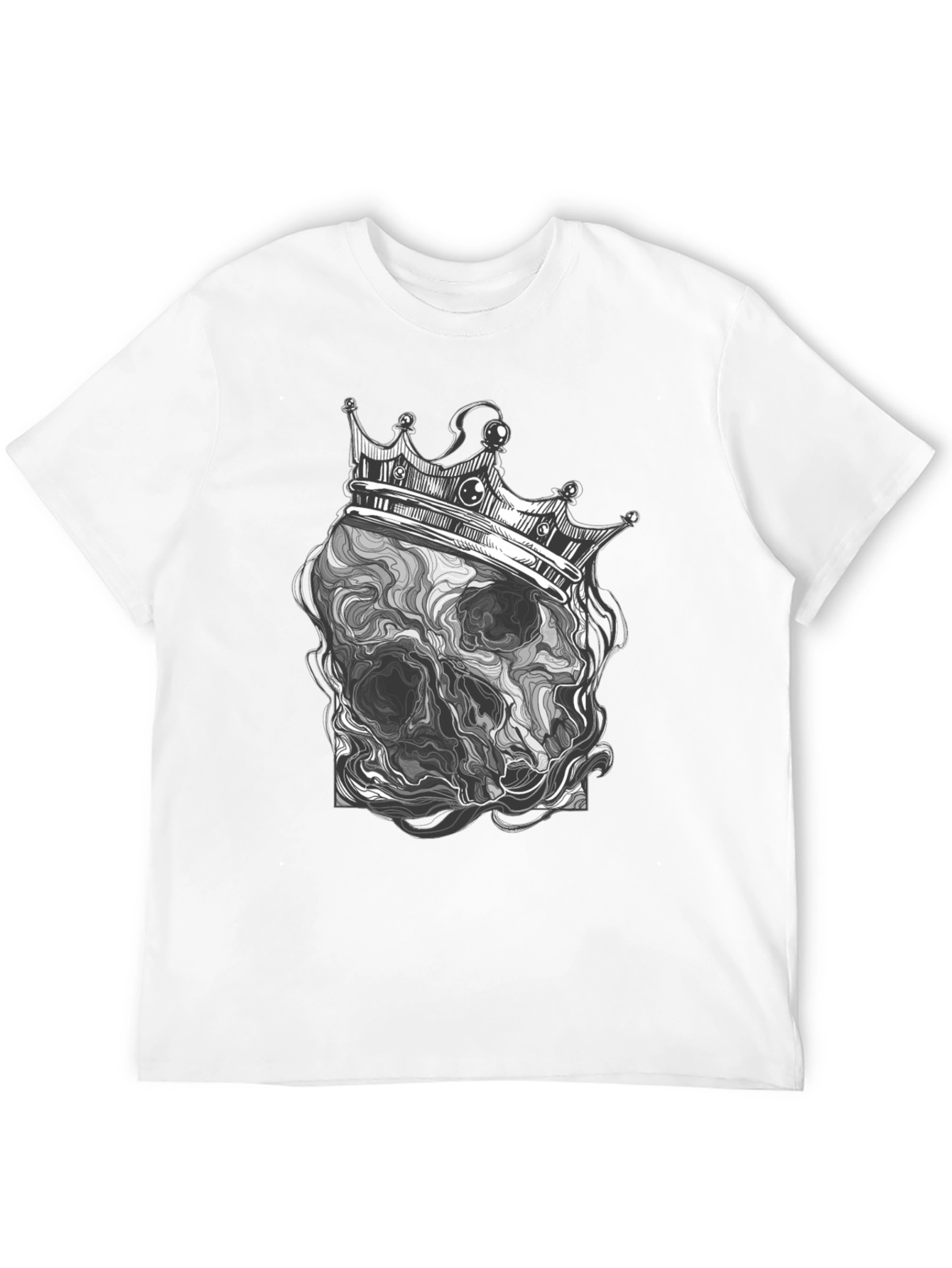 Skull King Graphic Tee - Mens Black T-Shirt