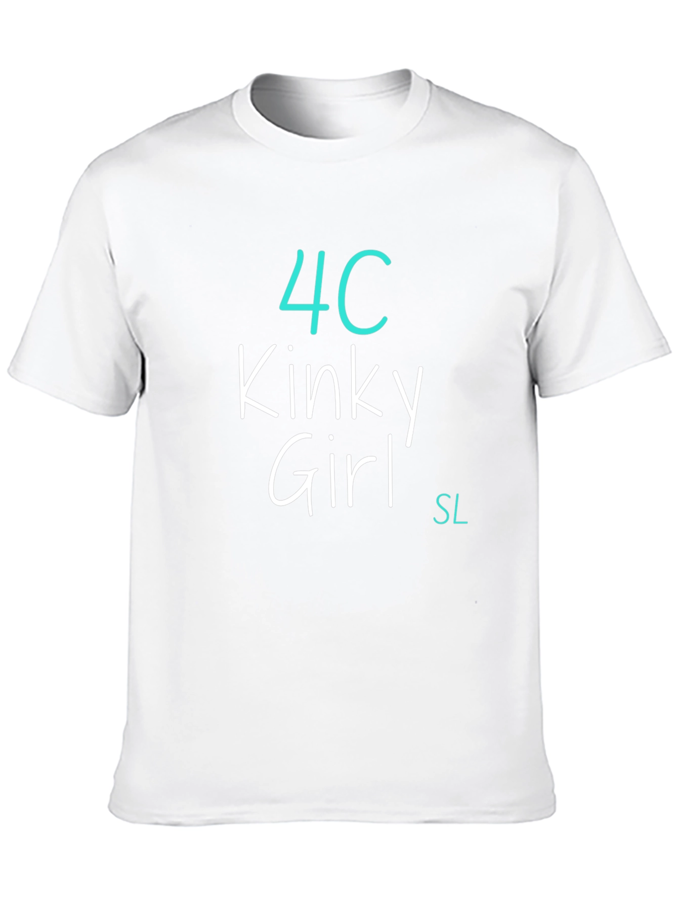 4C Kinky Girl T-Shirt - Black Tee