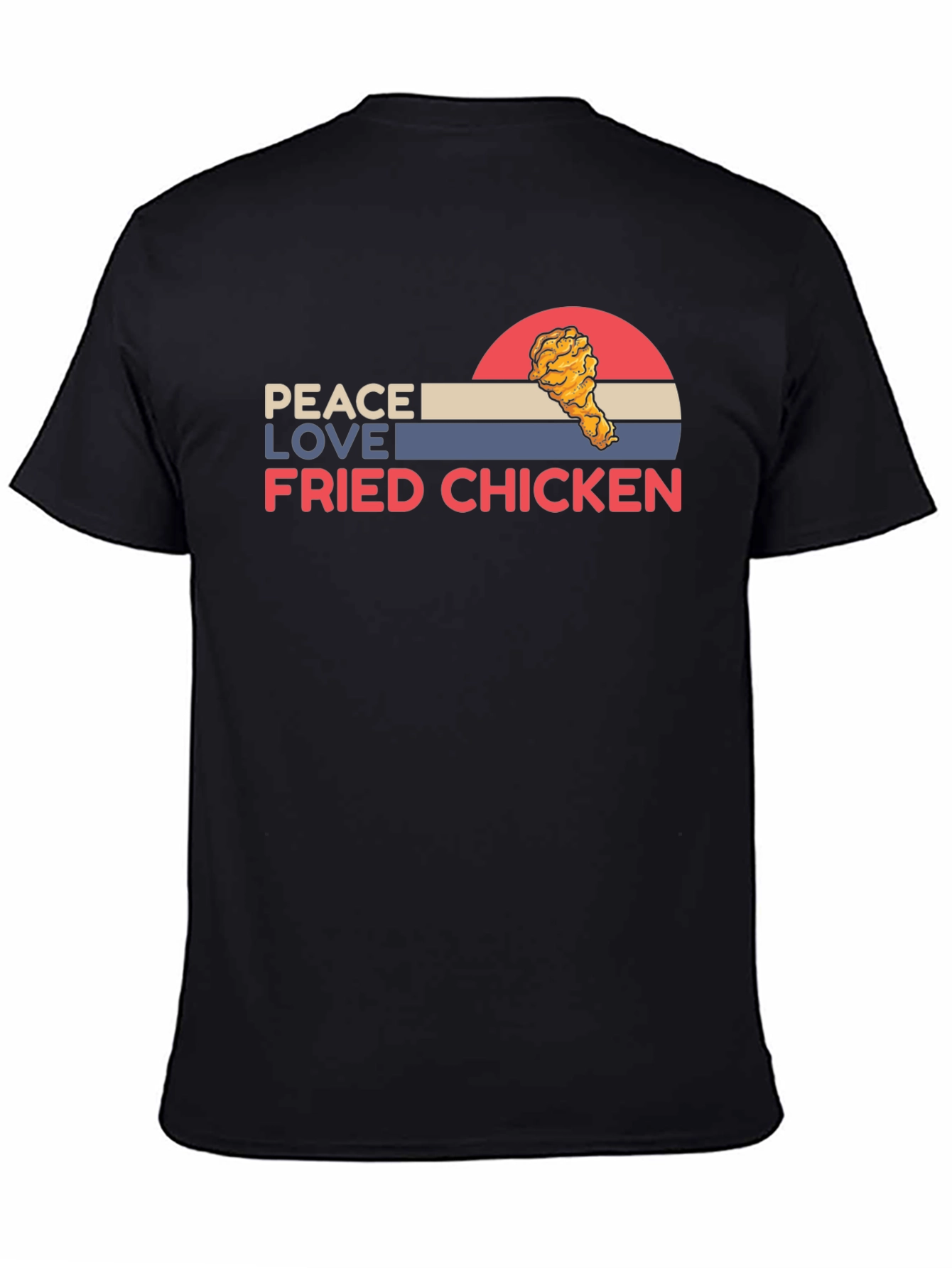 Peace Love Fried Chicken Graphic Tee