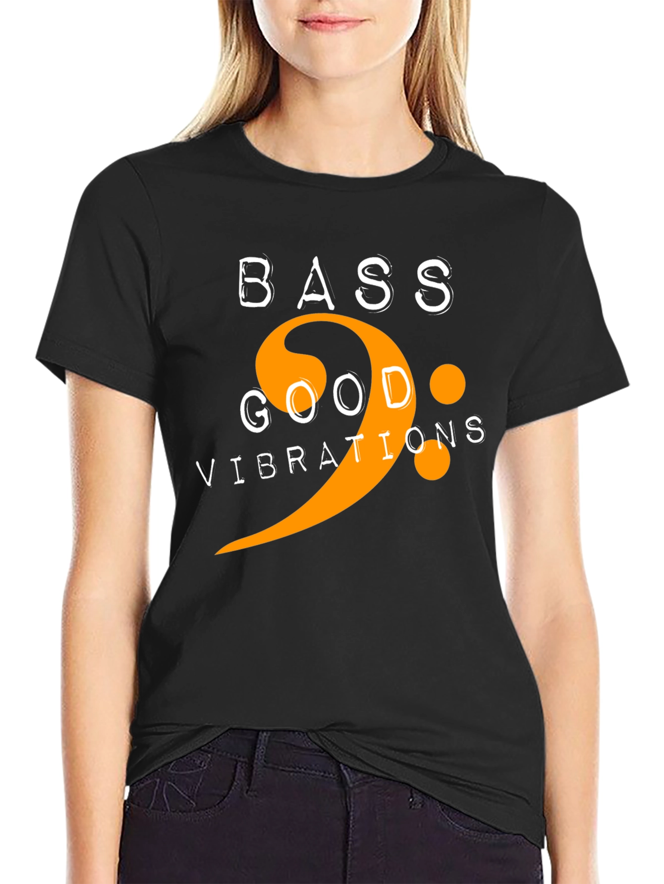 Bass Good Vibrations Graphic Tee - Music Lover Shirt