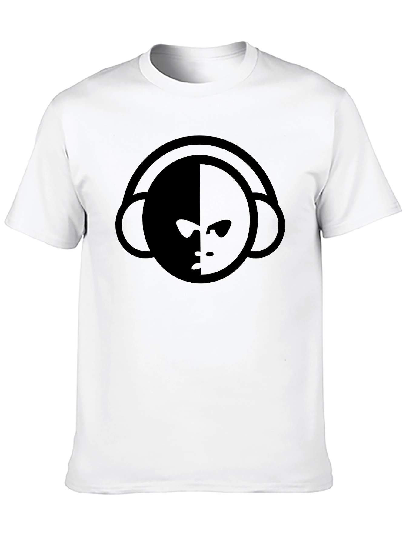 Cool Graphic T-Shirt - Black Crew Neck Tee
