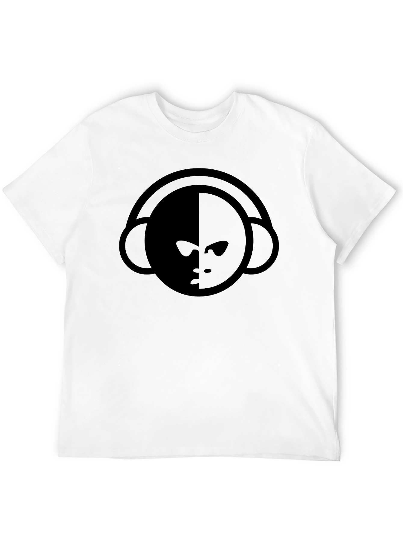 Cool Graphic T-Shirt - Black Crew Neck Tee