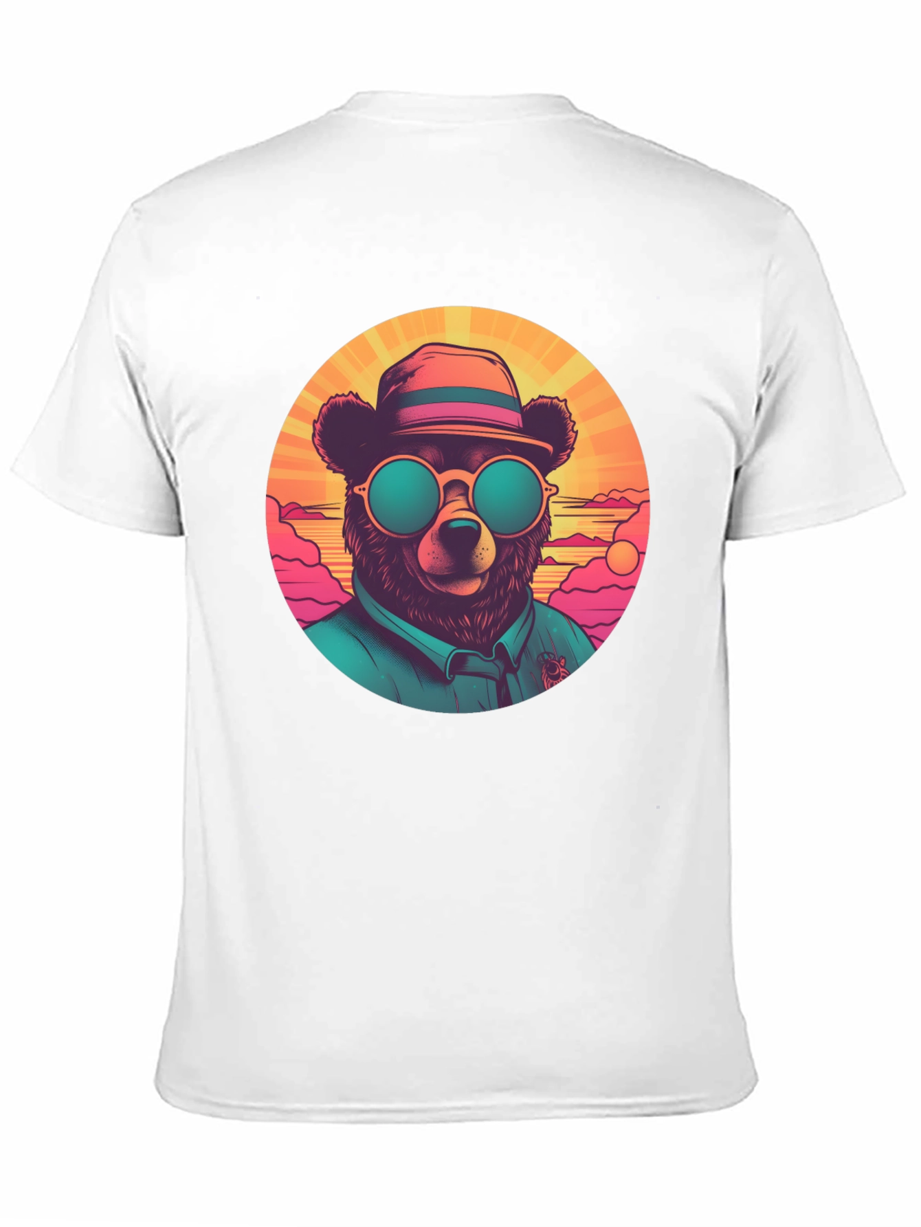 Cool Bear Graphic Tee - Retro Style