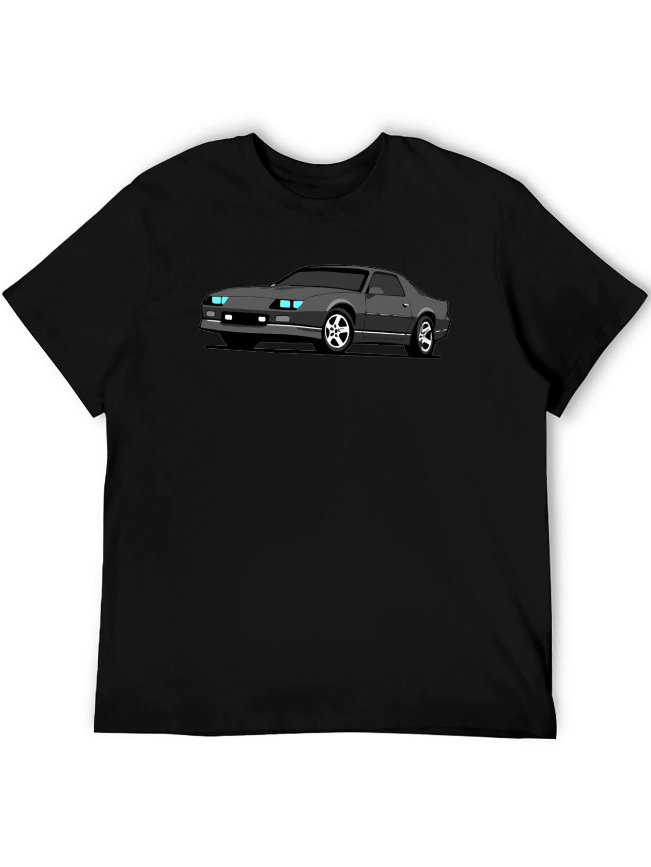Retro Car Graphic Tee - Black