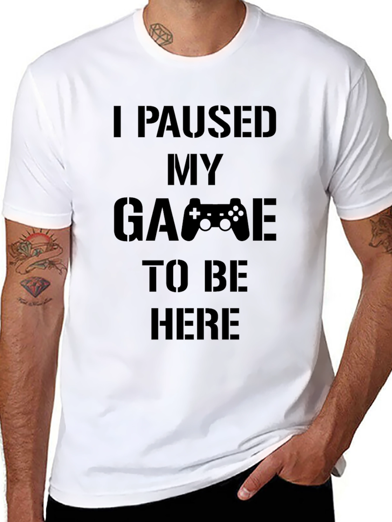 Gamer T-Shirt - I Paused My Game