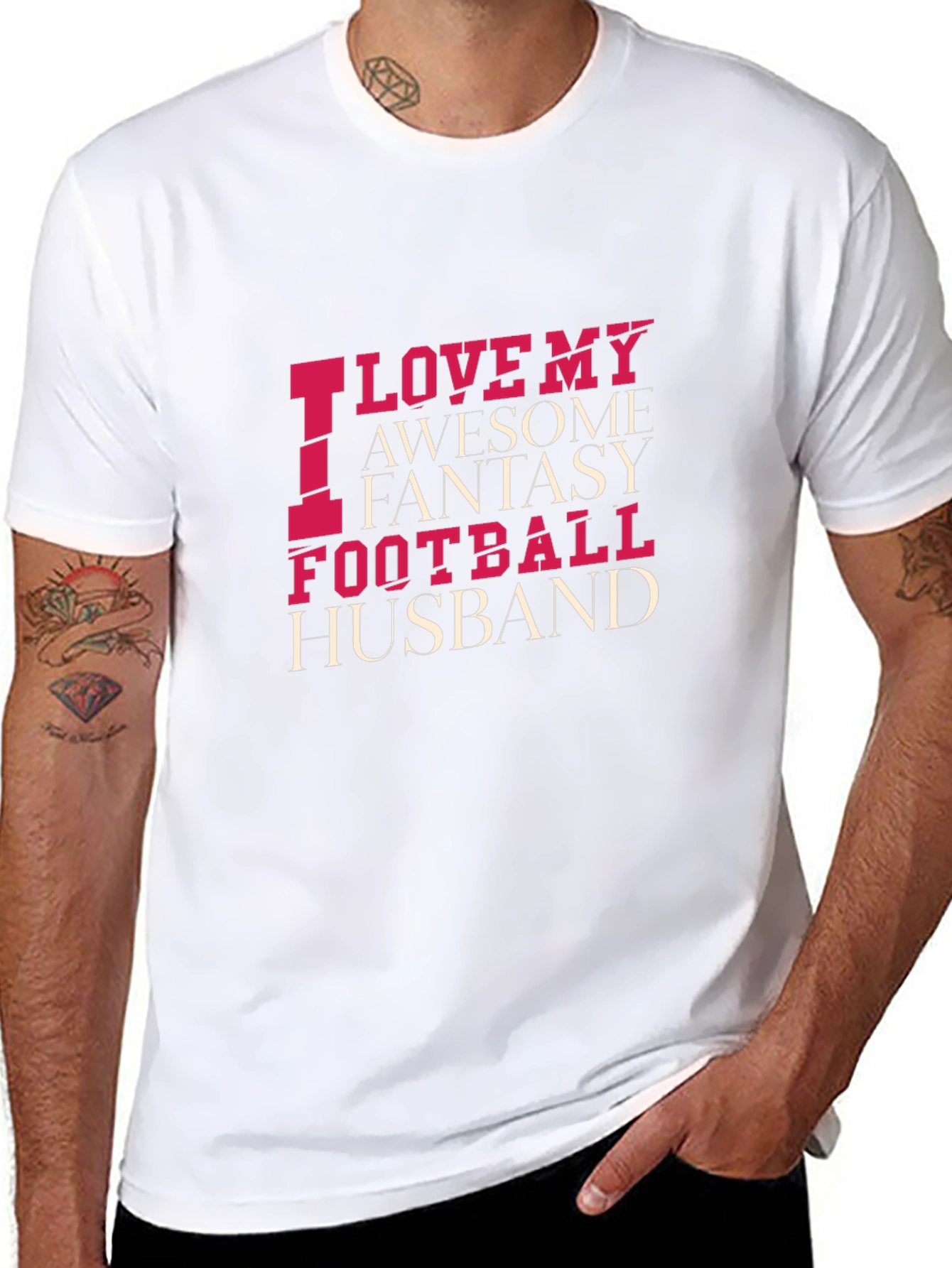 Funny Football Husband T-Shirt