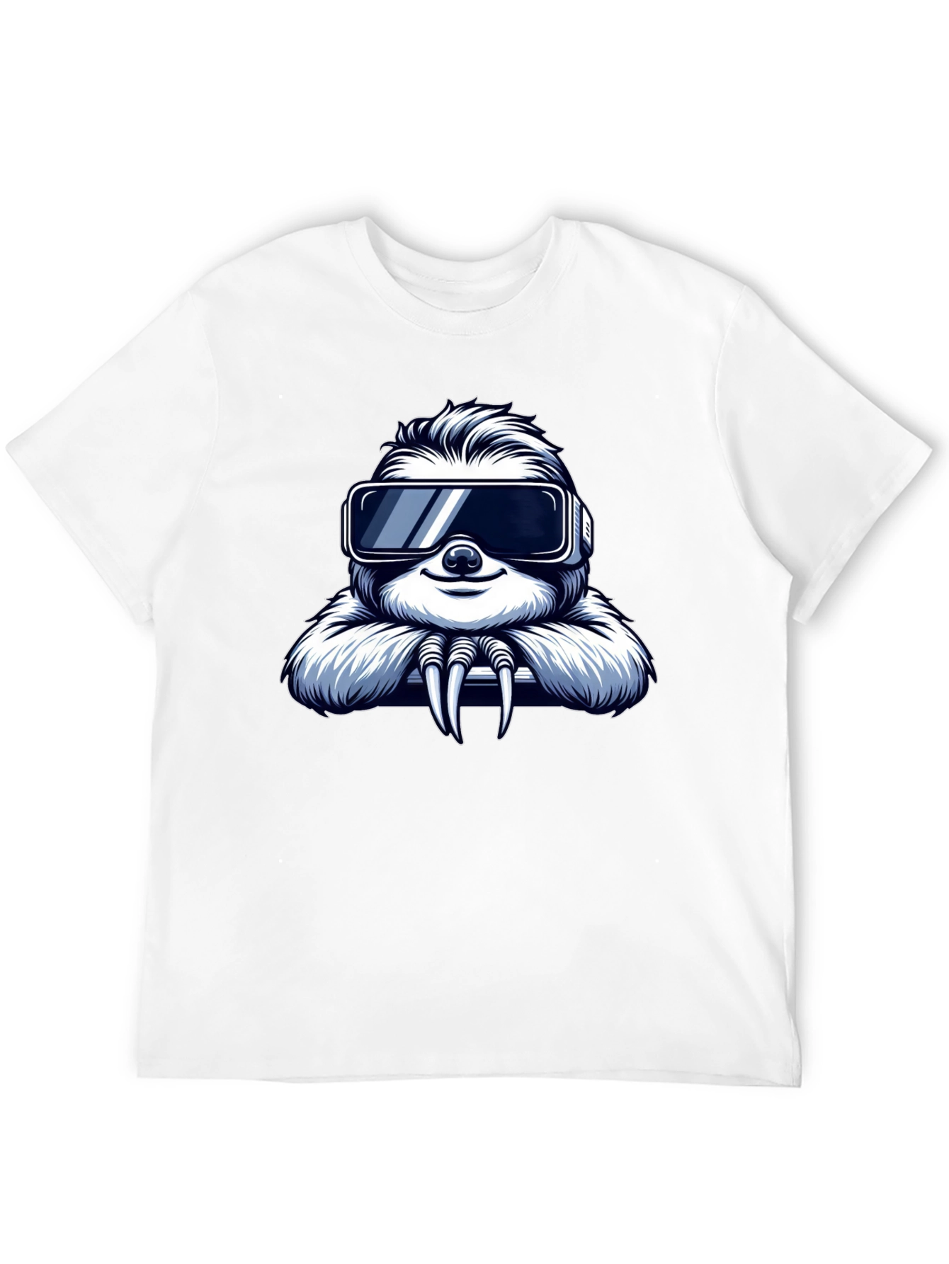 VR Sloth Graphic Tee - Cool Gamer Shirt
