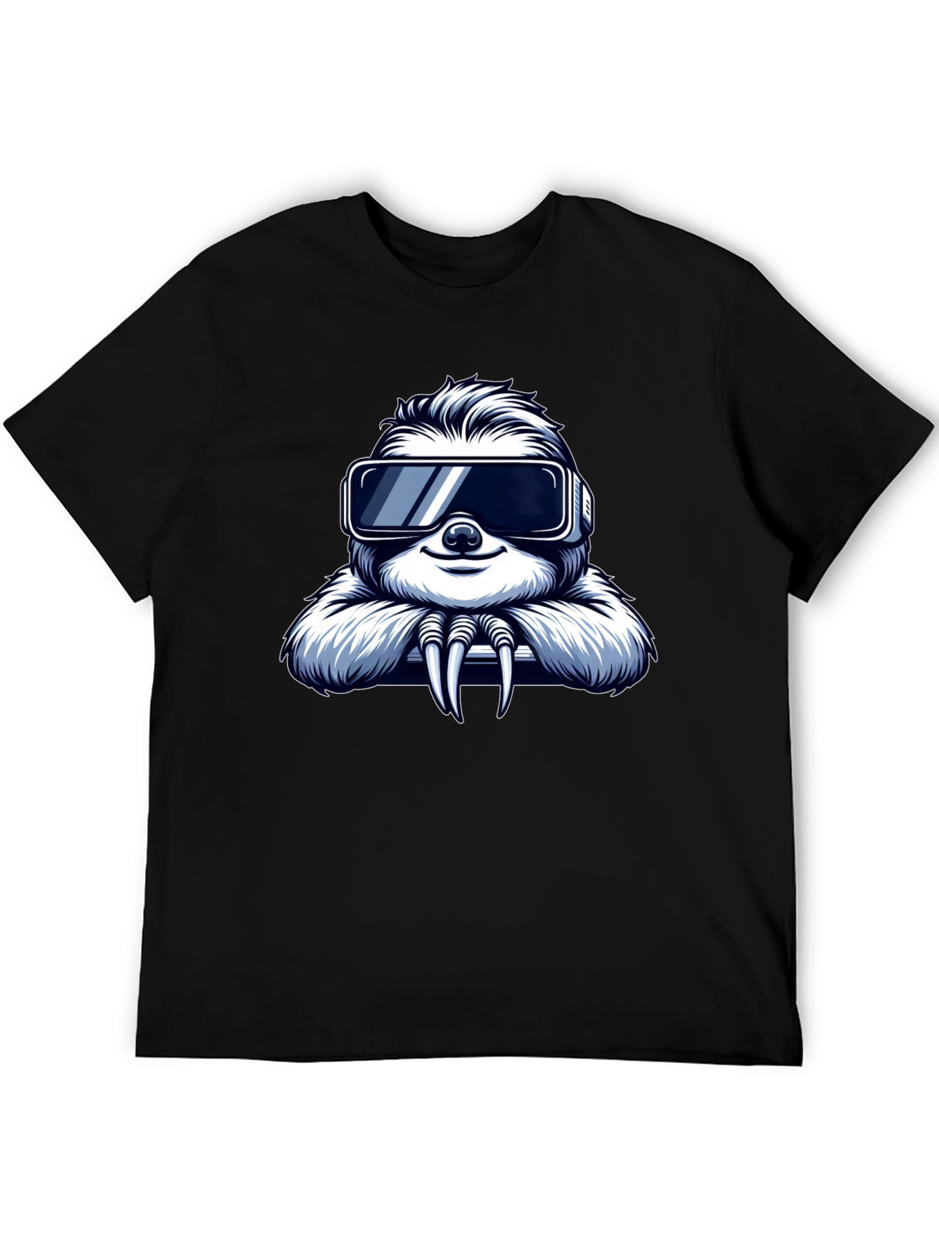 VR Sloth Graphic Tee - Cool Gamer Shirt
