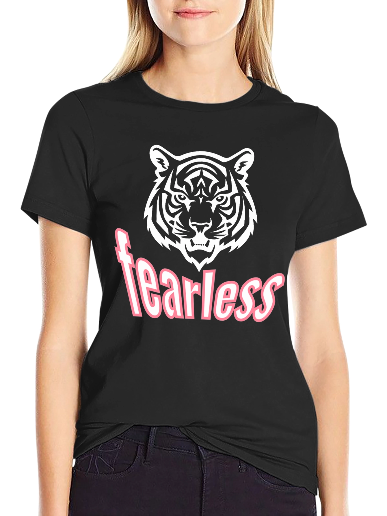 Fearless Tiger Graphic T-Shirt