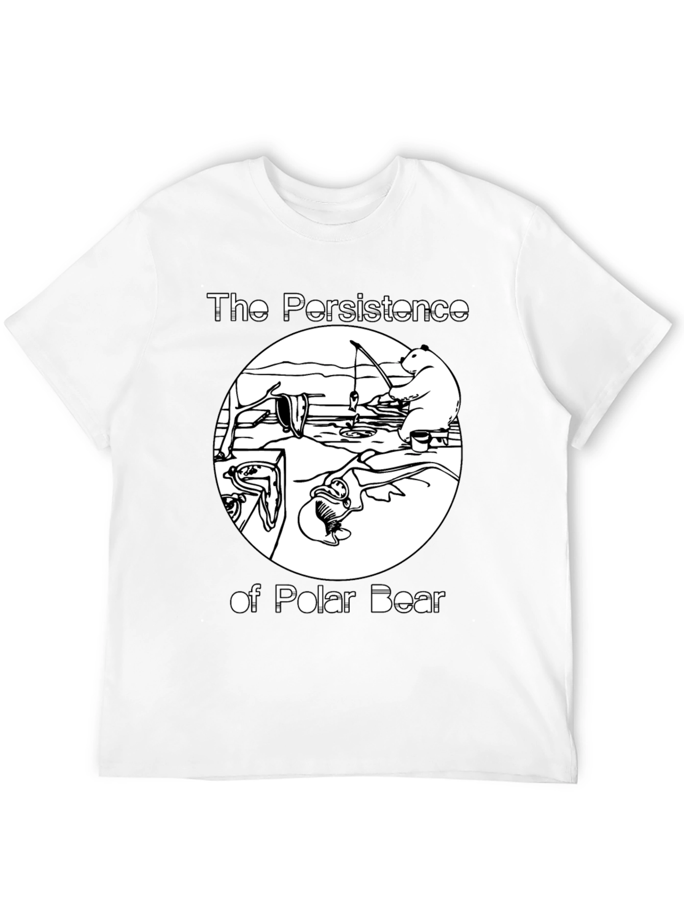 The Persistence of Polar Bear Graphic Tee