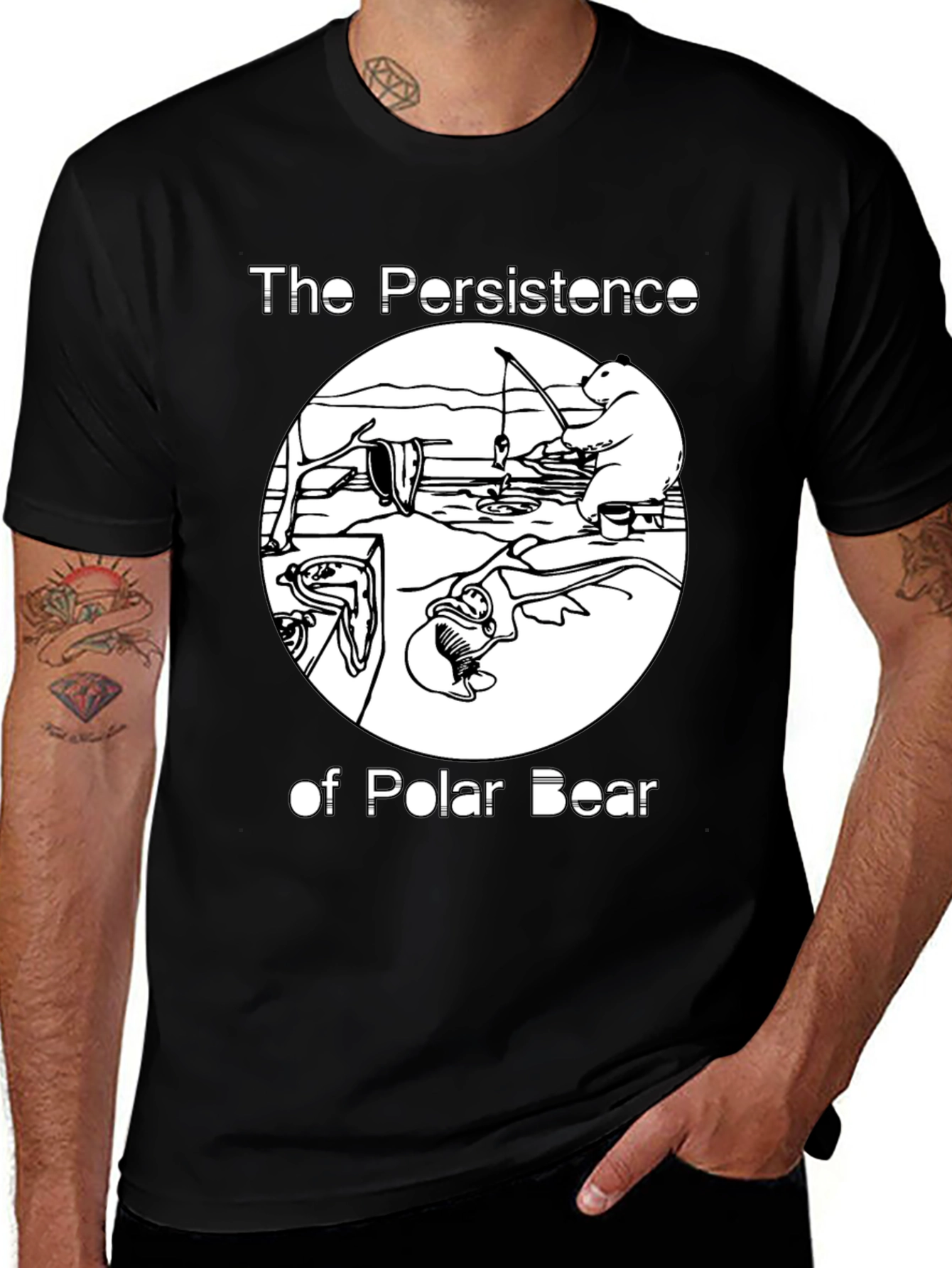 The Persistence of Polar Bear Graphic Tee