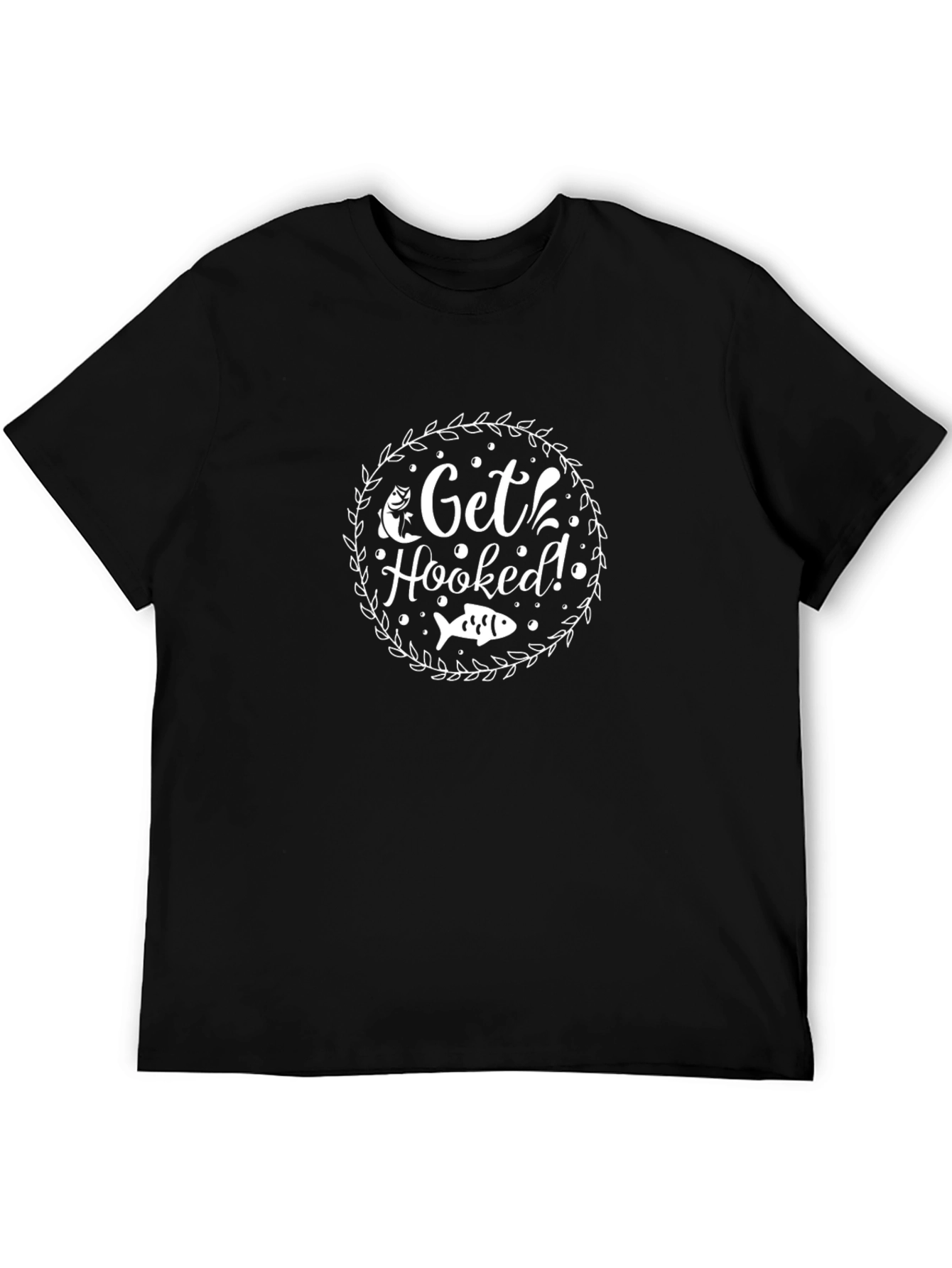 Get Hooked! Fishing Graphic T-Shirt