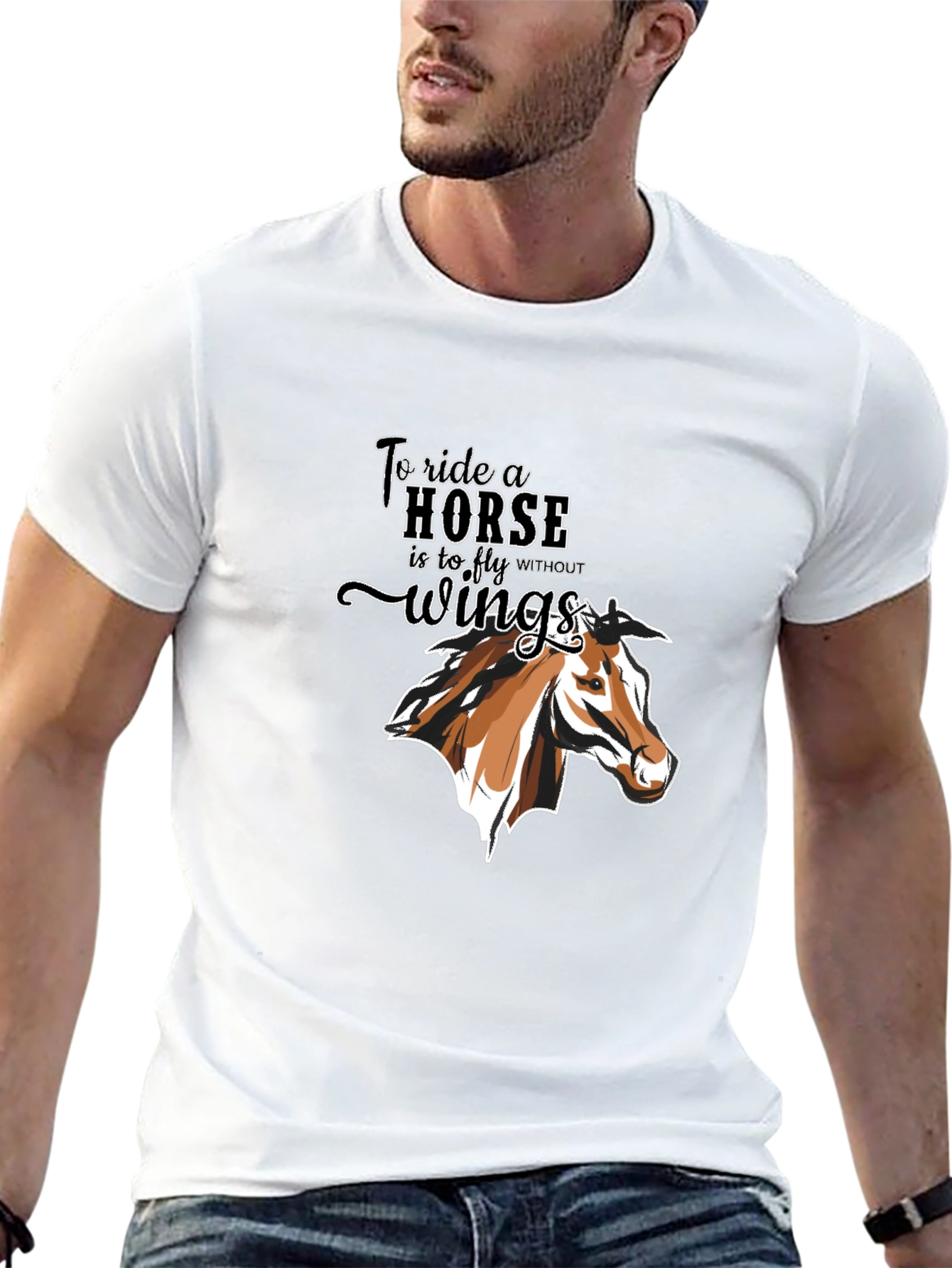 Equestrian T-Shirt: To Ride a Horse Without Wings