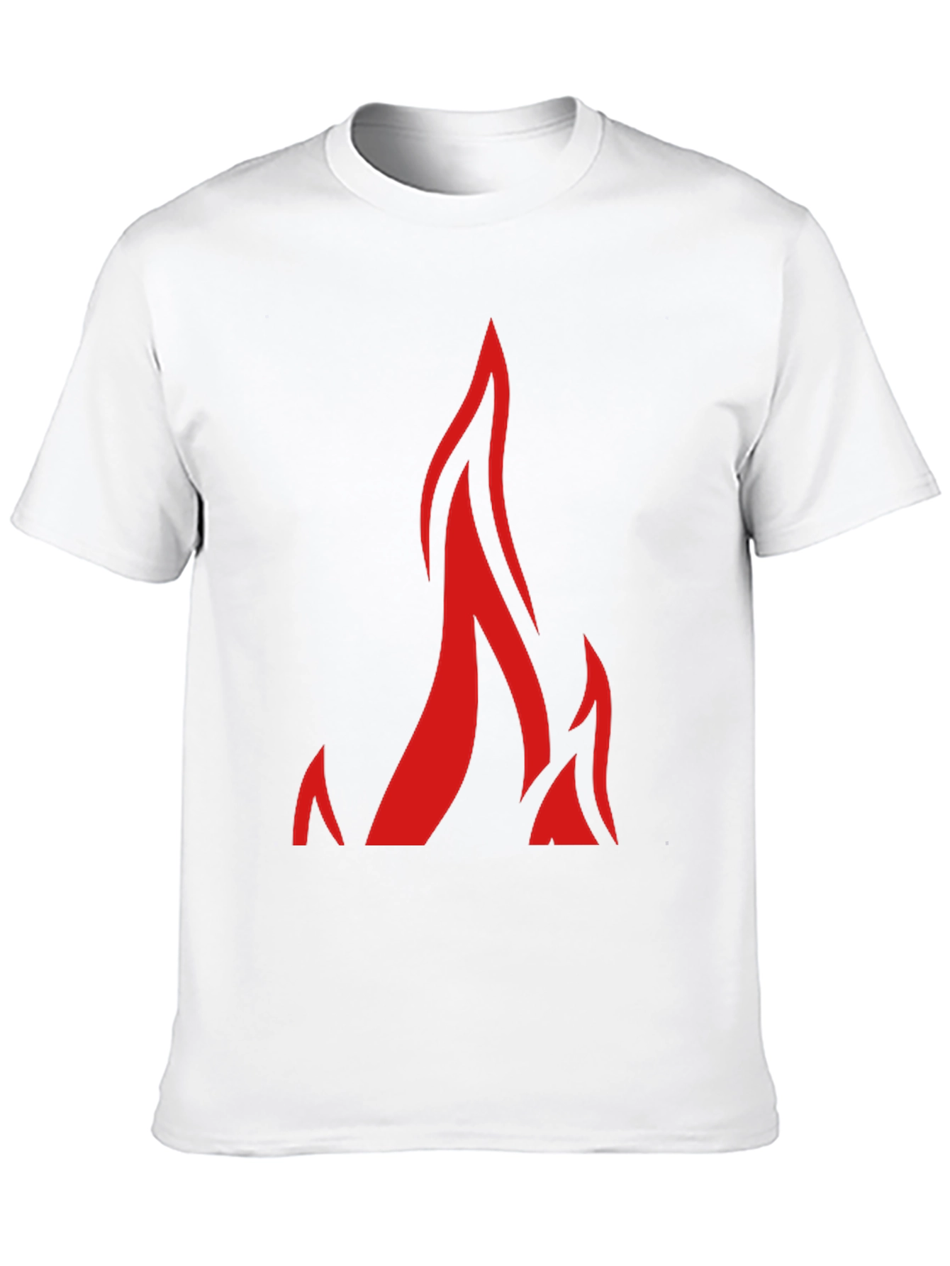 Flame Graphic Black Tee