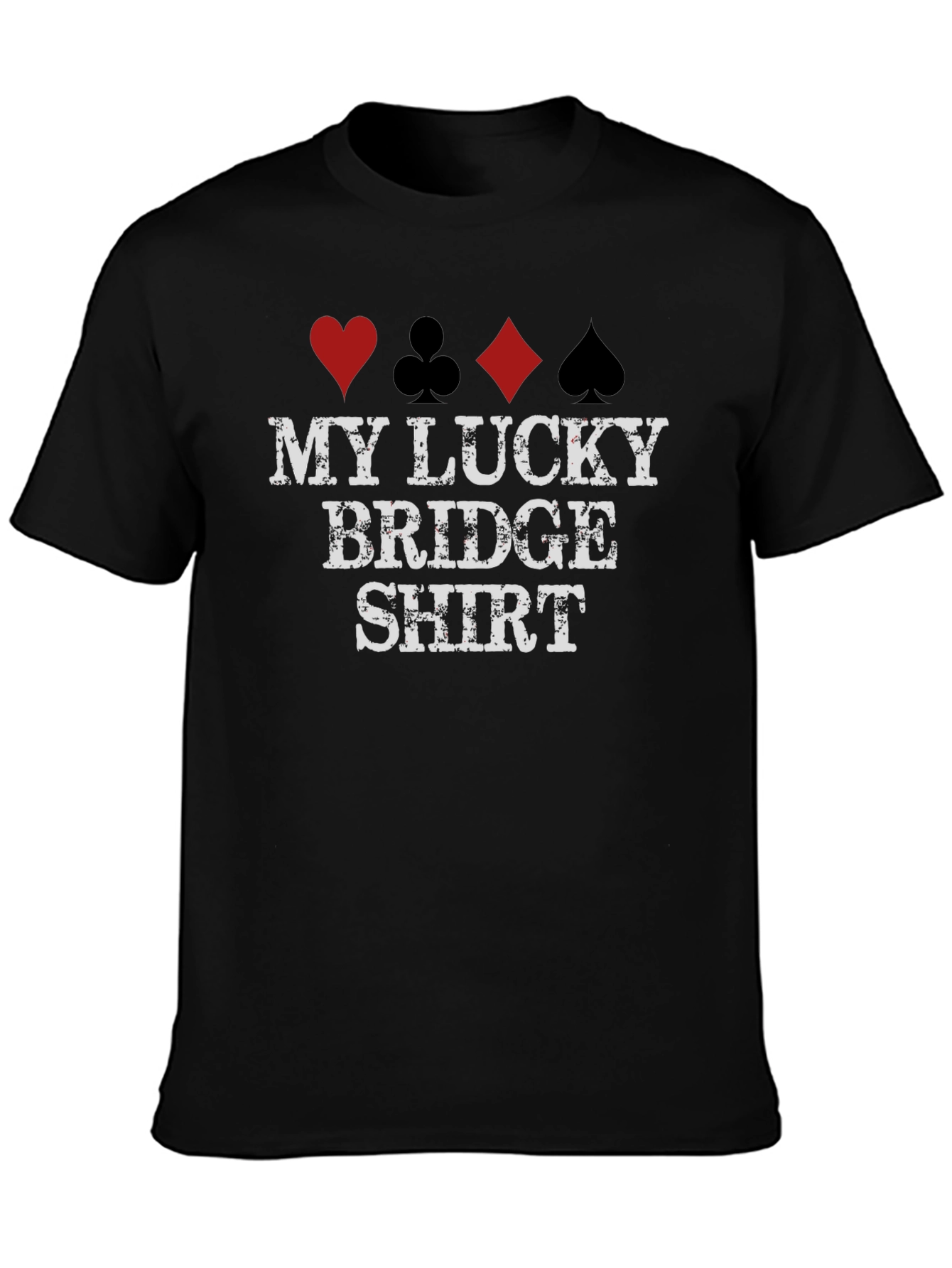 Lucky Bridge Shirt - Card Game T-Shirt