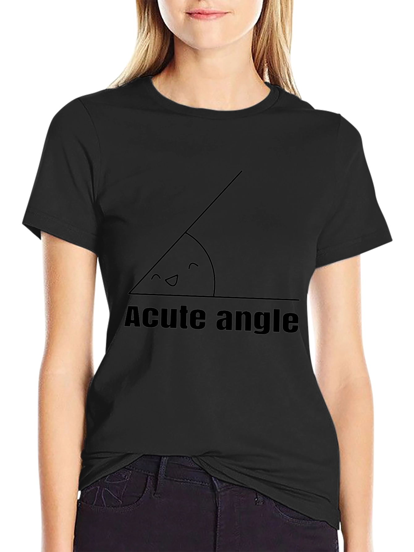 Acute Angle Graphic Tee - Mens Black T-Shirt