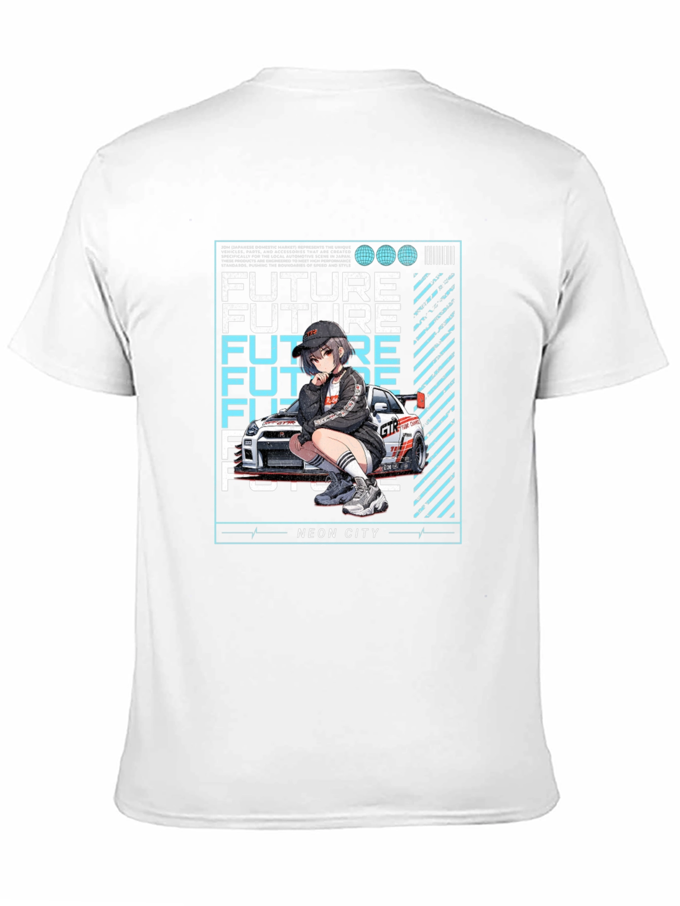 Neon City Future Anime T-Shirt