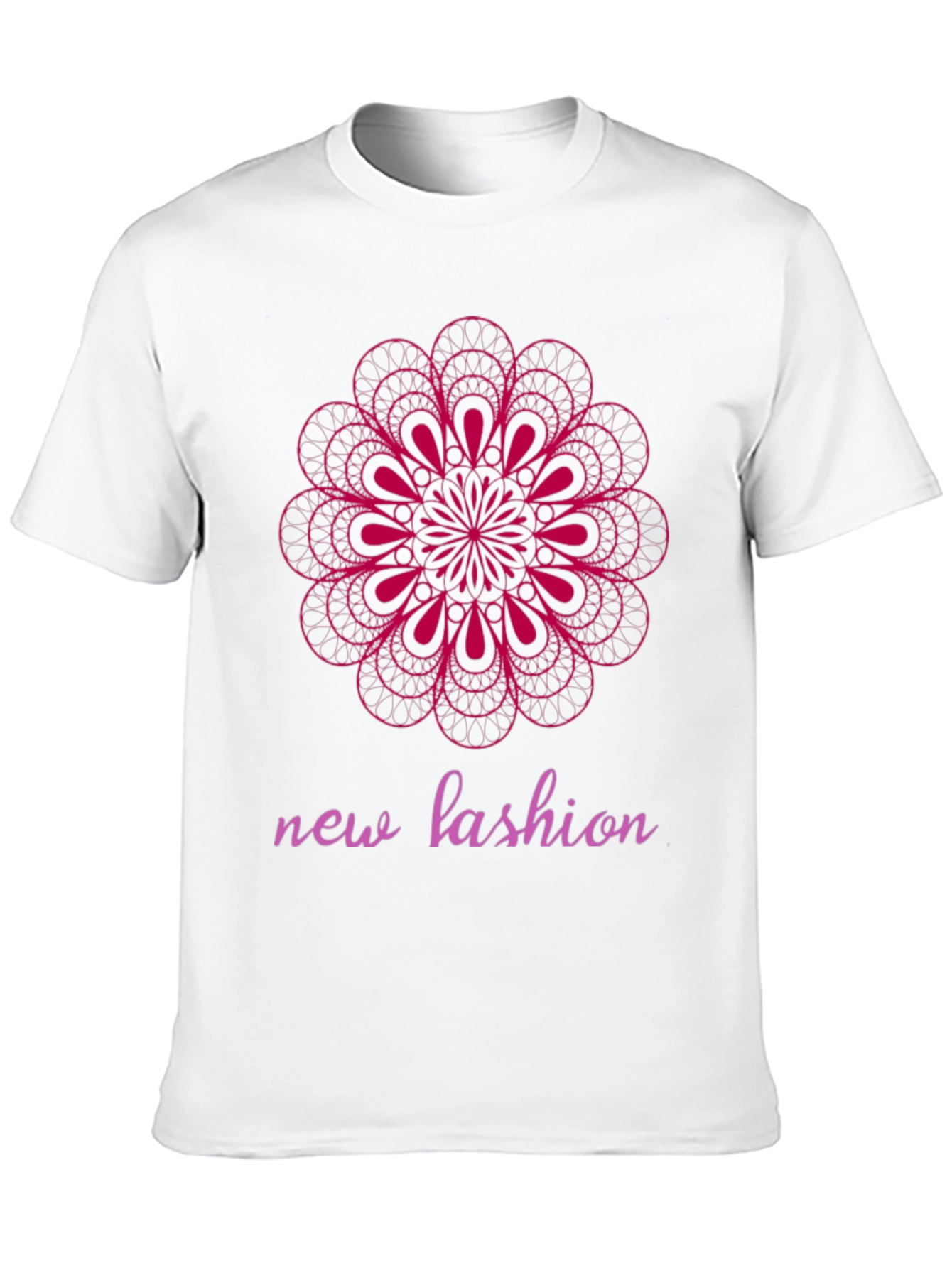 Geometric Mandala Graphic Tee - Modern Fashion Statement