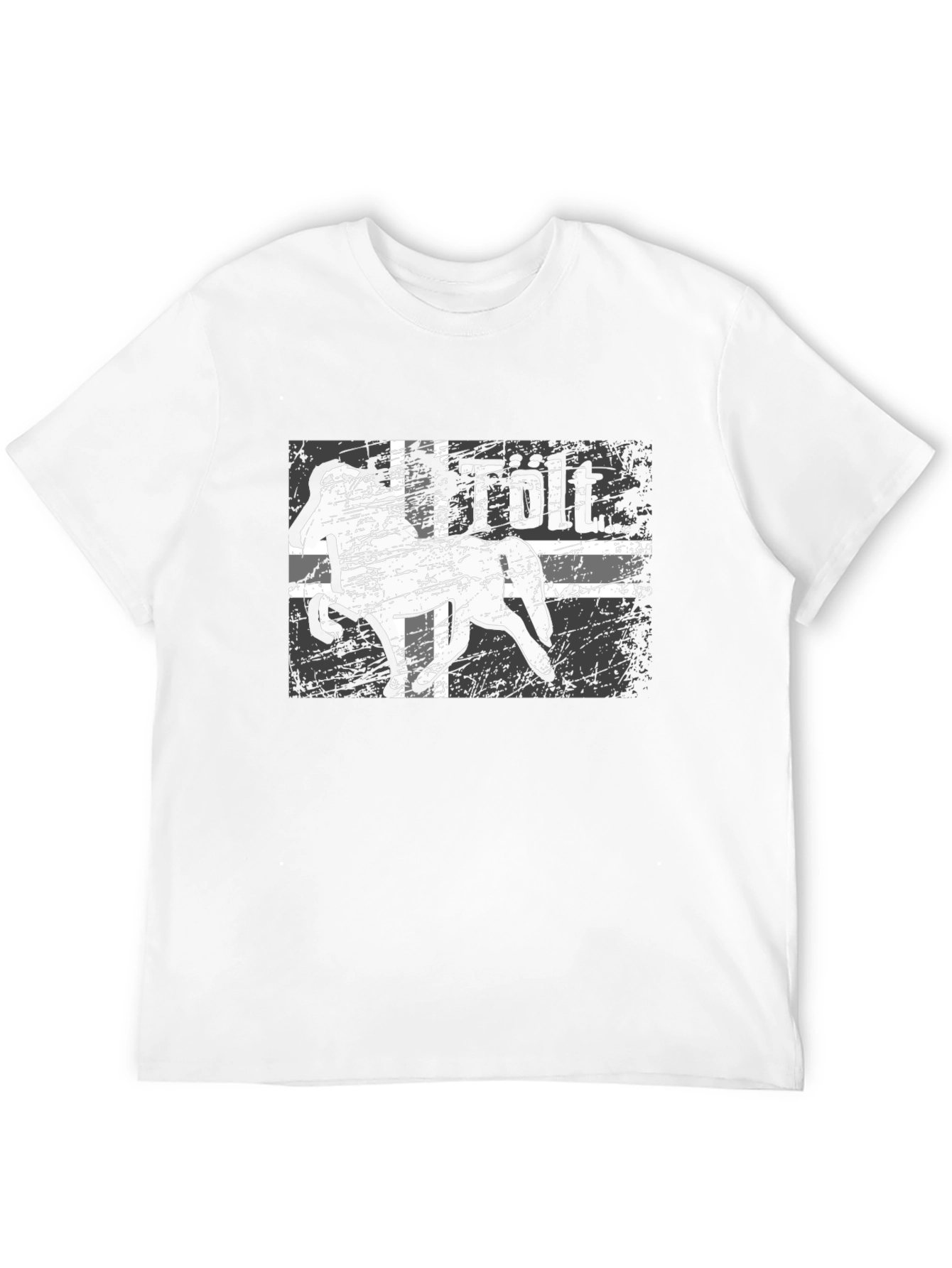 Tölt Icelandic Horse T-Shirt - Distressed Design