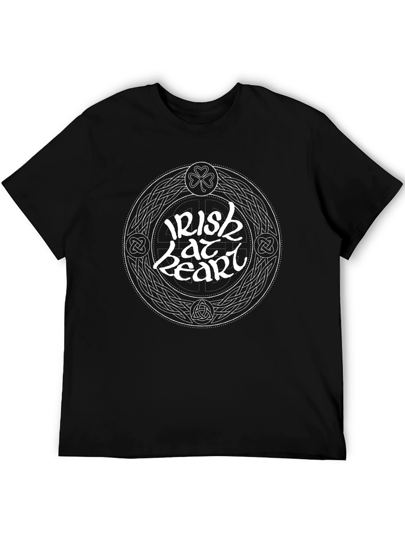 Irish At Heart Black T-Shirt